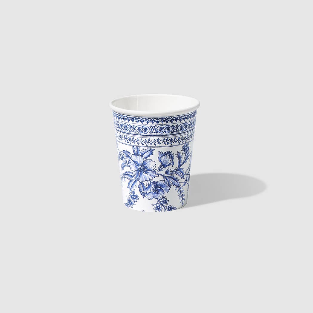 French Toile Paper Cups (10 per Pack)