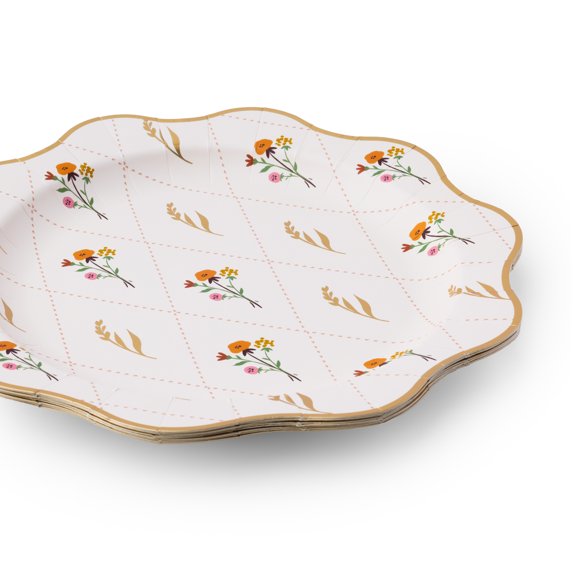 COZY FALL FLORAL DINNER PLATES