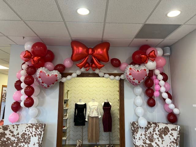 Red Bow Balloon 40"