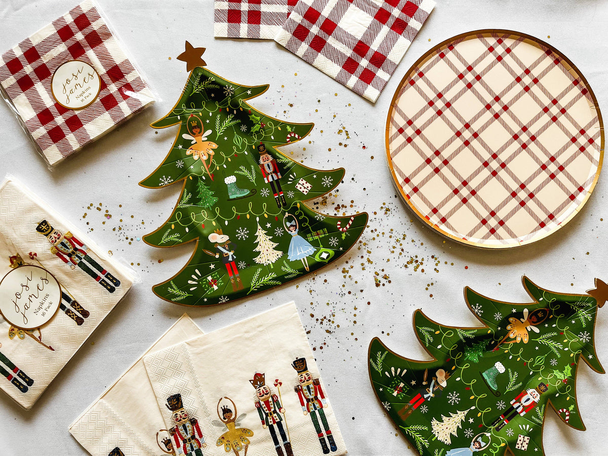 Farmhouse Christmas Large Plate