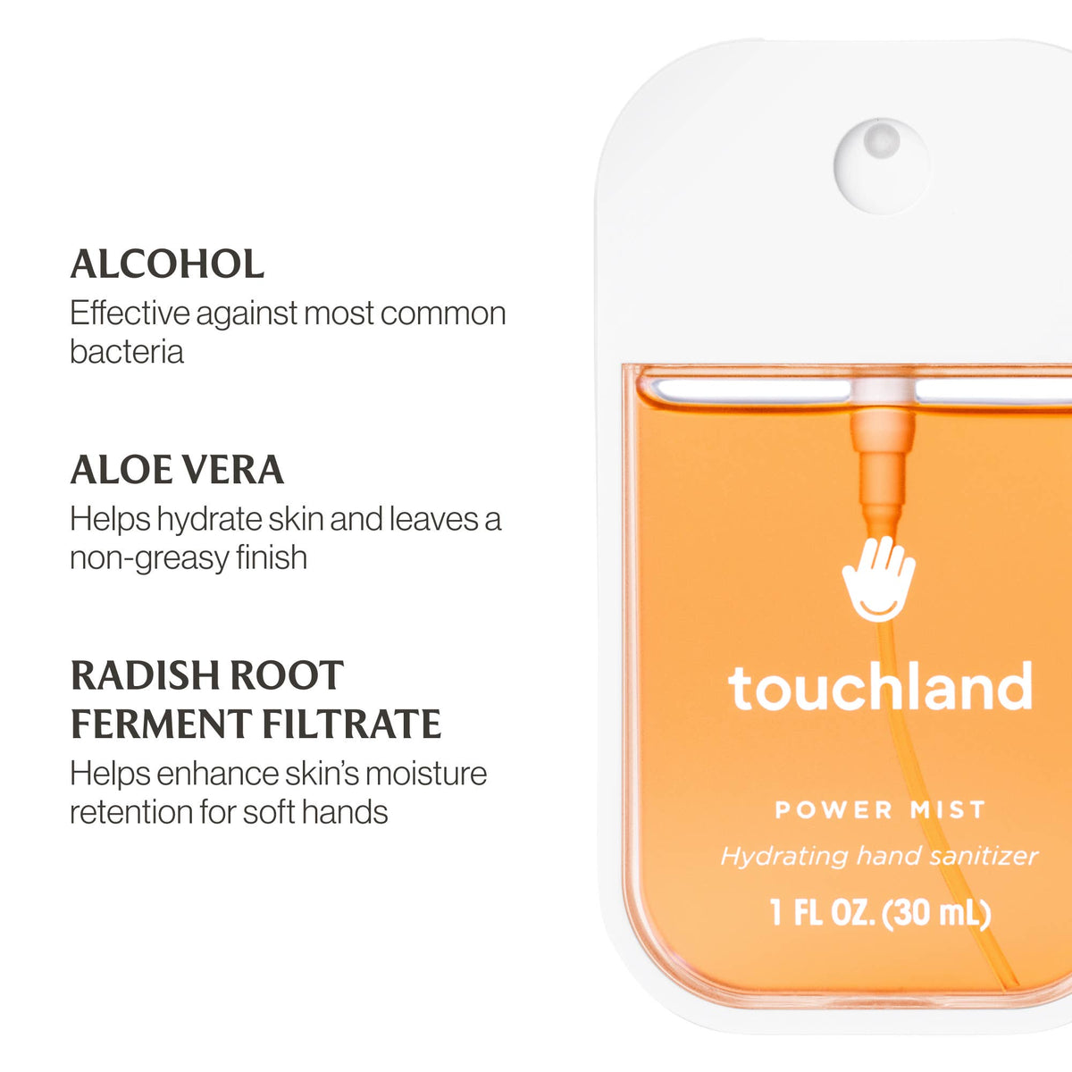 Velvet Peach Power Mist Hydrating Hand Sanitizer