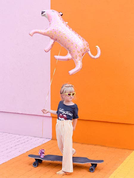 Pink Leopard Foil Balloon 40 in.