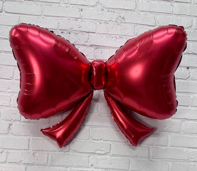 Red Bow Balloon 40"