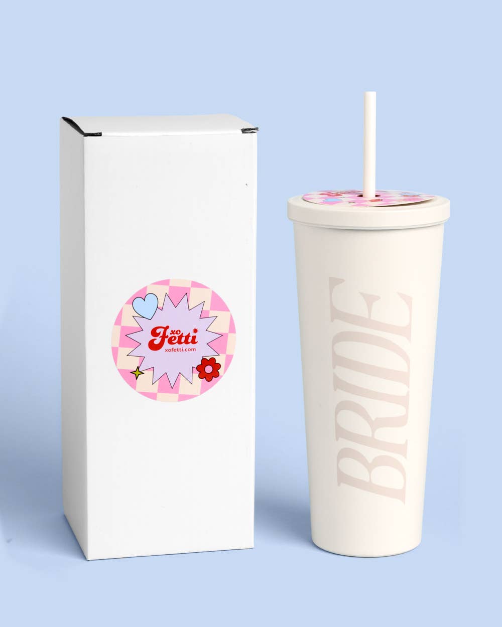 Bride Monochromatic Tumbler | ivory, bridal, bachelorette