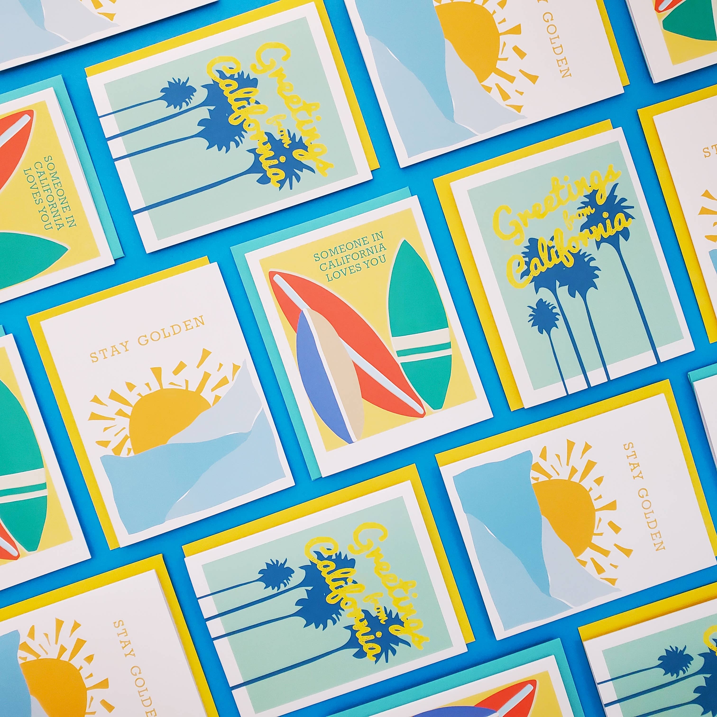 Greetings from California Greeting Card