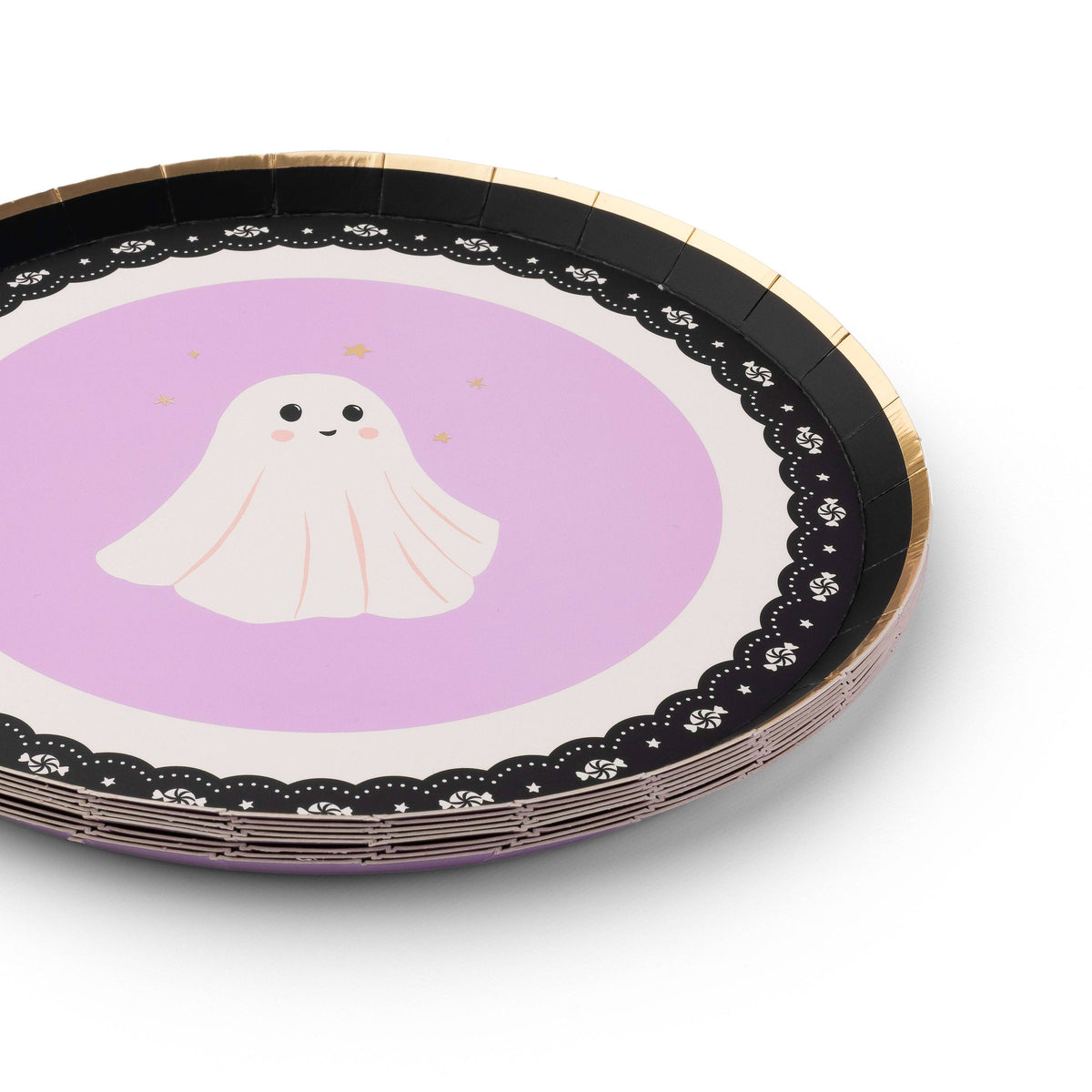 Frills and Thrills Halloween Dessert Plates (Set of 8)