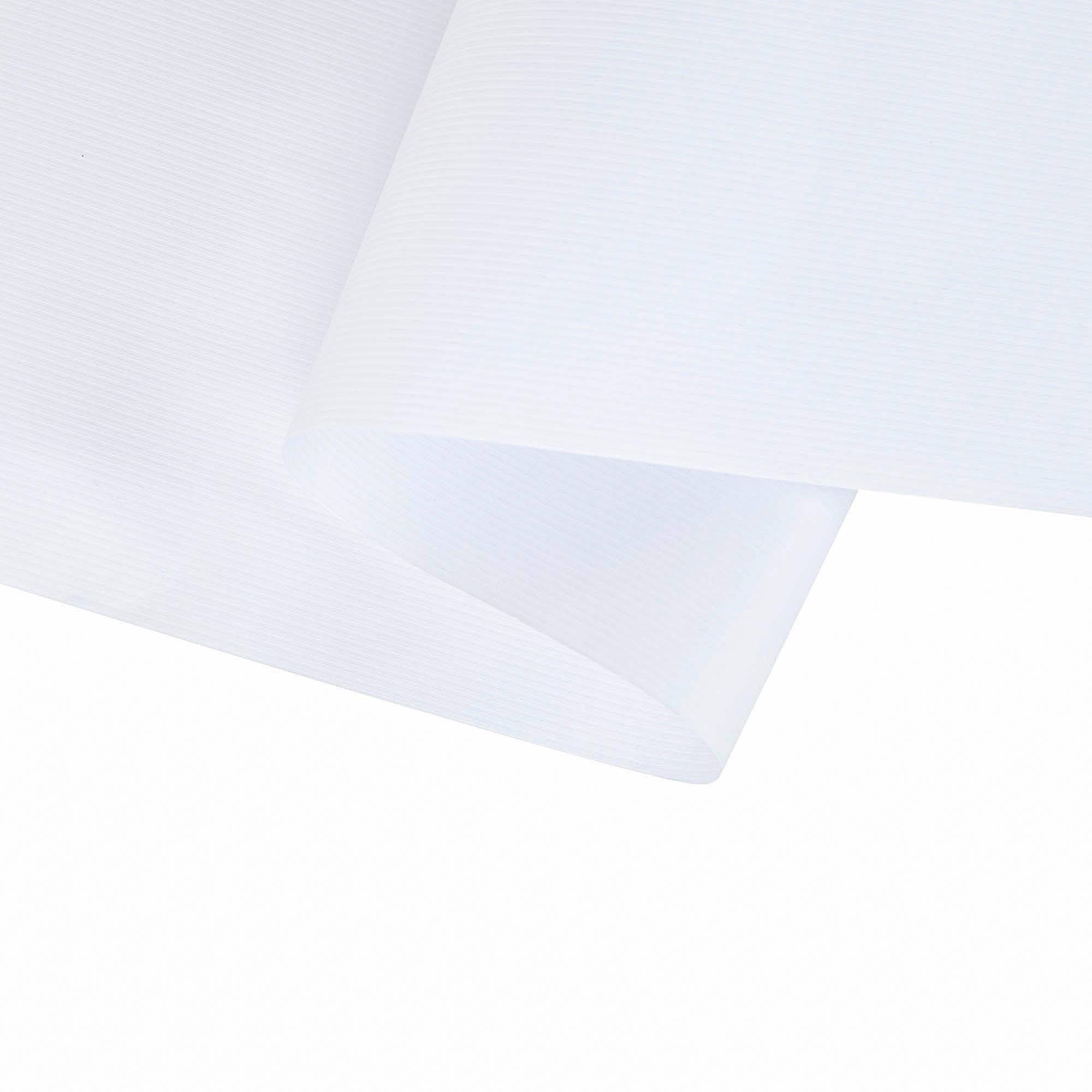30" x 10' Wrapping Paper | White Pinstripe