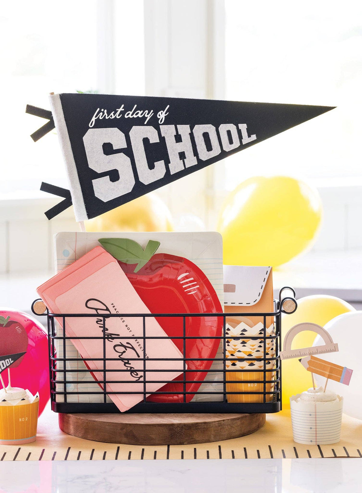 BTS939 -  Occasions By Shakira - Back To School Eraser Dinner Napkin