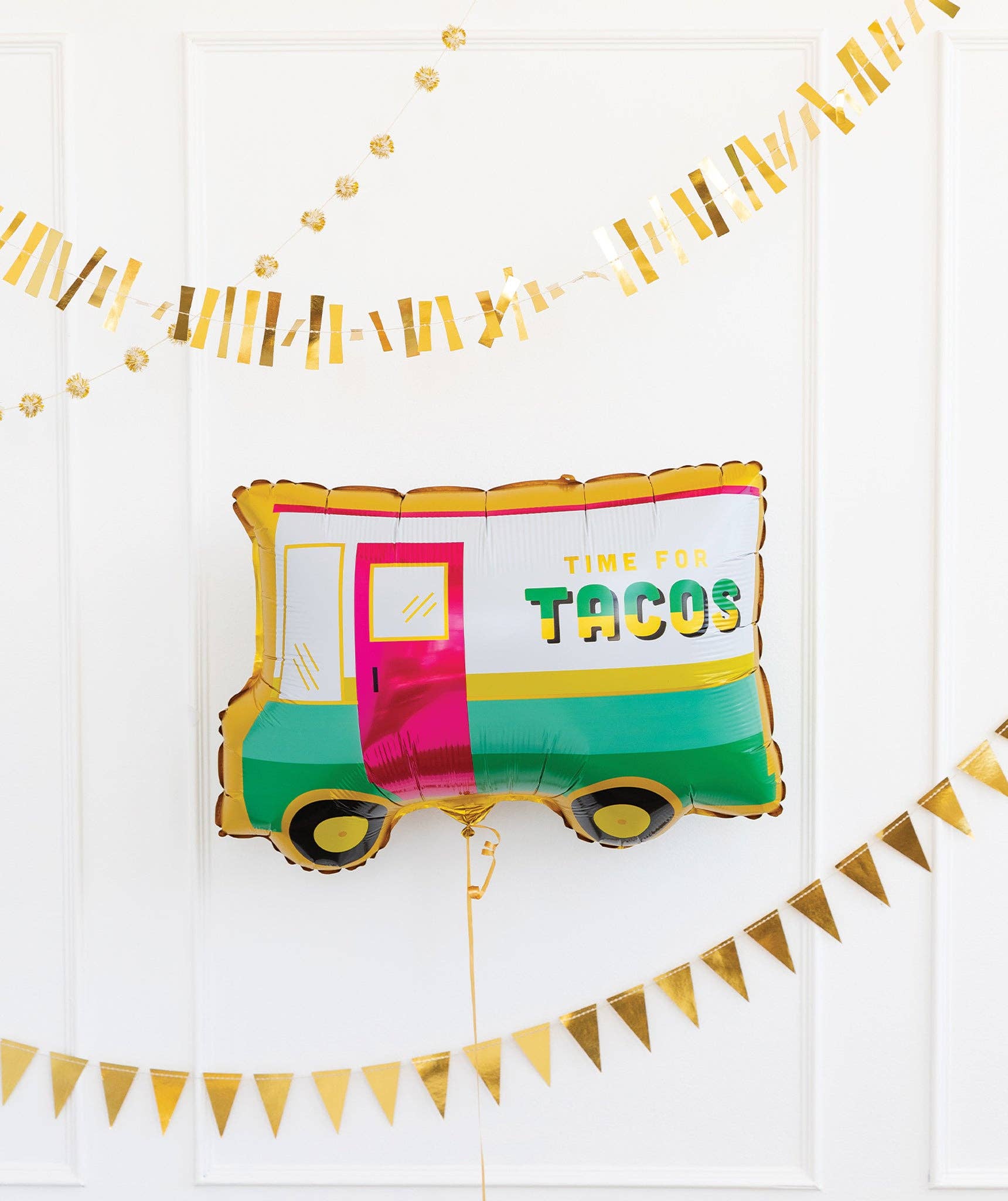 FST915 -  Taco Truck Shaped Mylar Balloon
