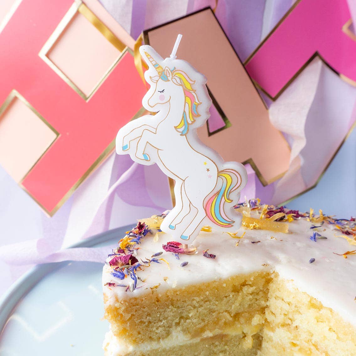 Unicorn Birthday Candle | Cake Candles |