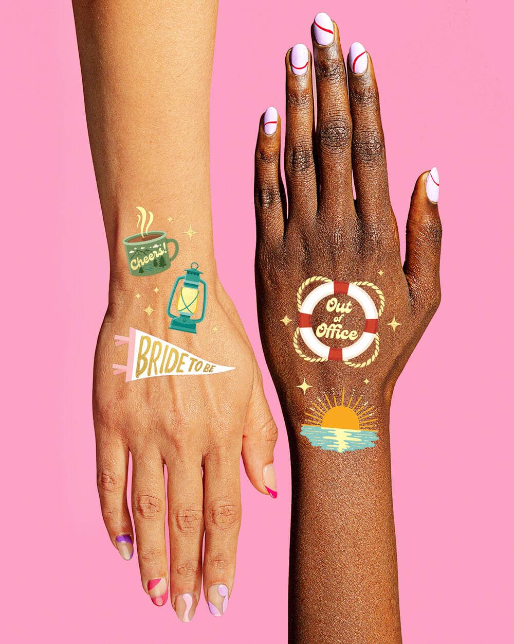 Camp Bachelorette Temporary Tattoos, Bach Bride Supplies