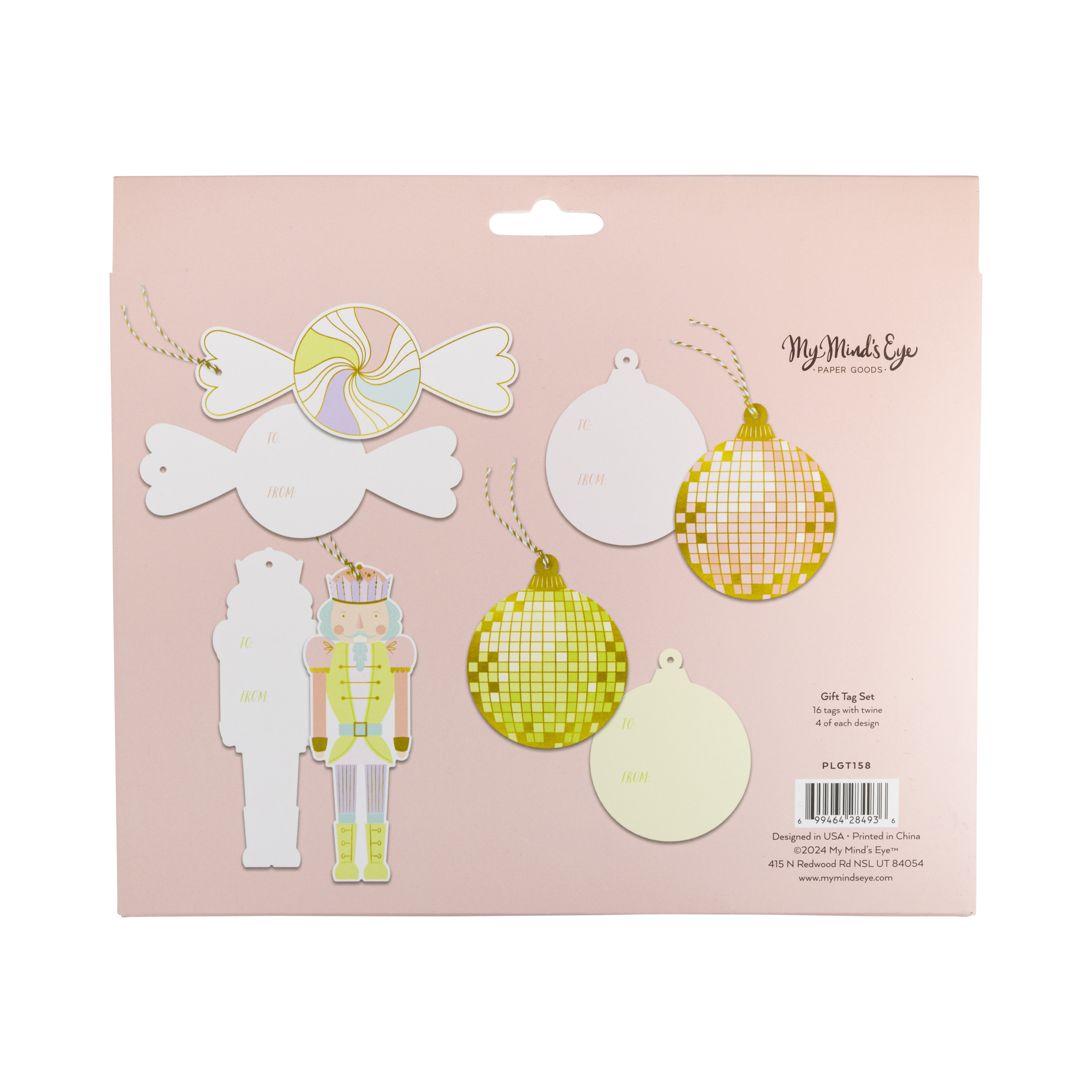 PLGT158- Nutcracker DIsco Tag Set
