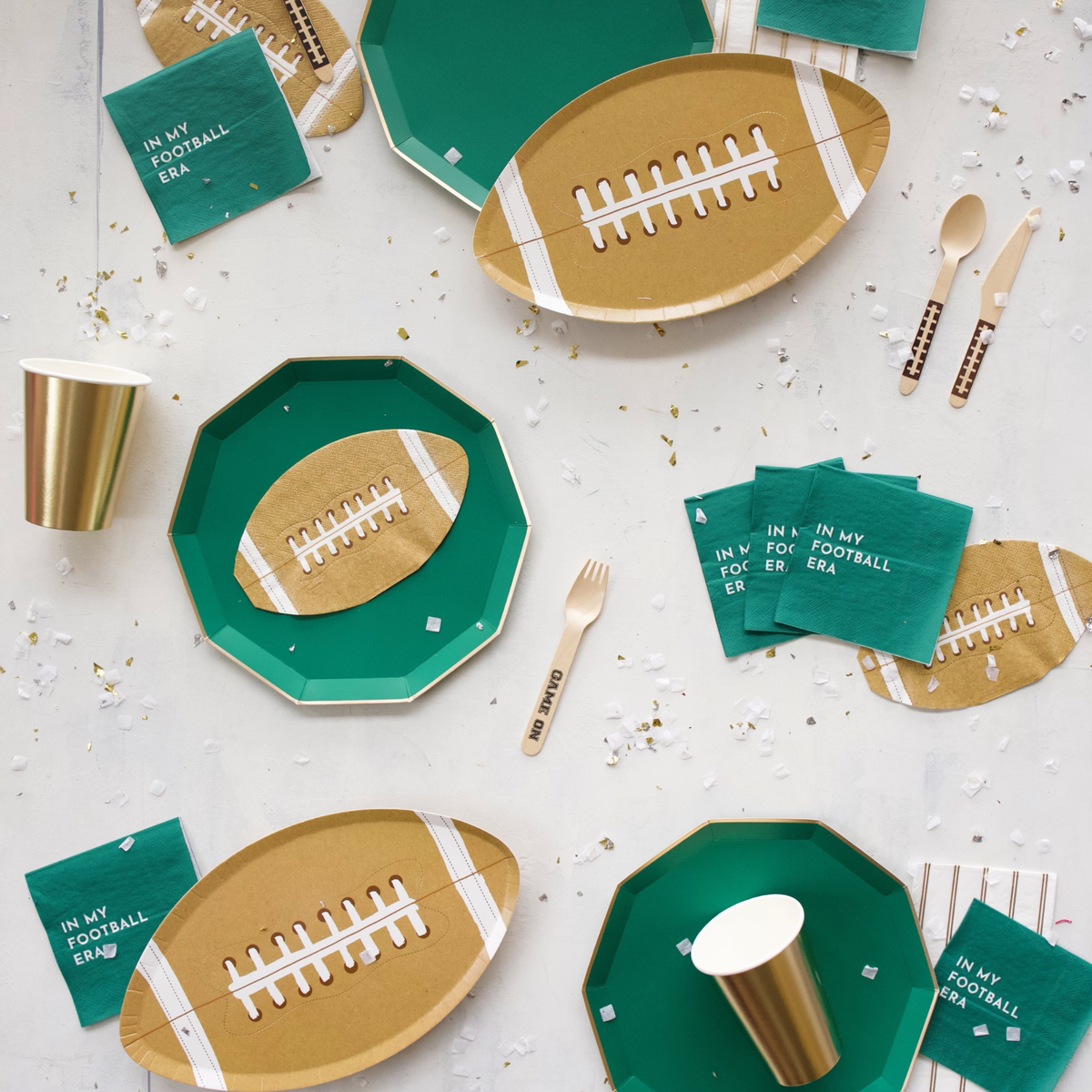 IN MY FOOTBALL ERA COCKTAIL NAPKINS