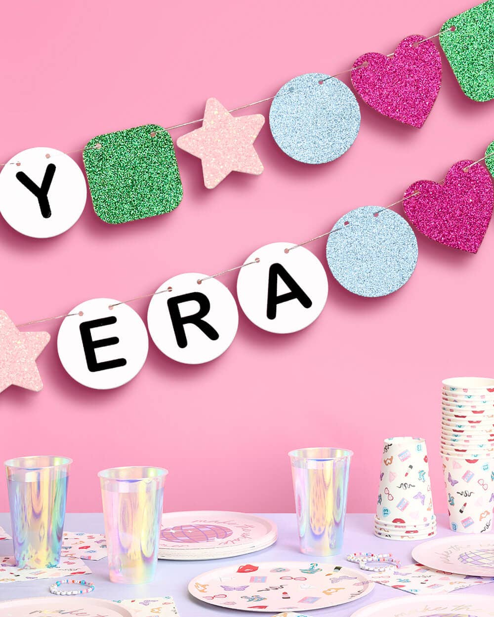 Very Merry Era Banner - friendship bracelet banner christmas