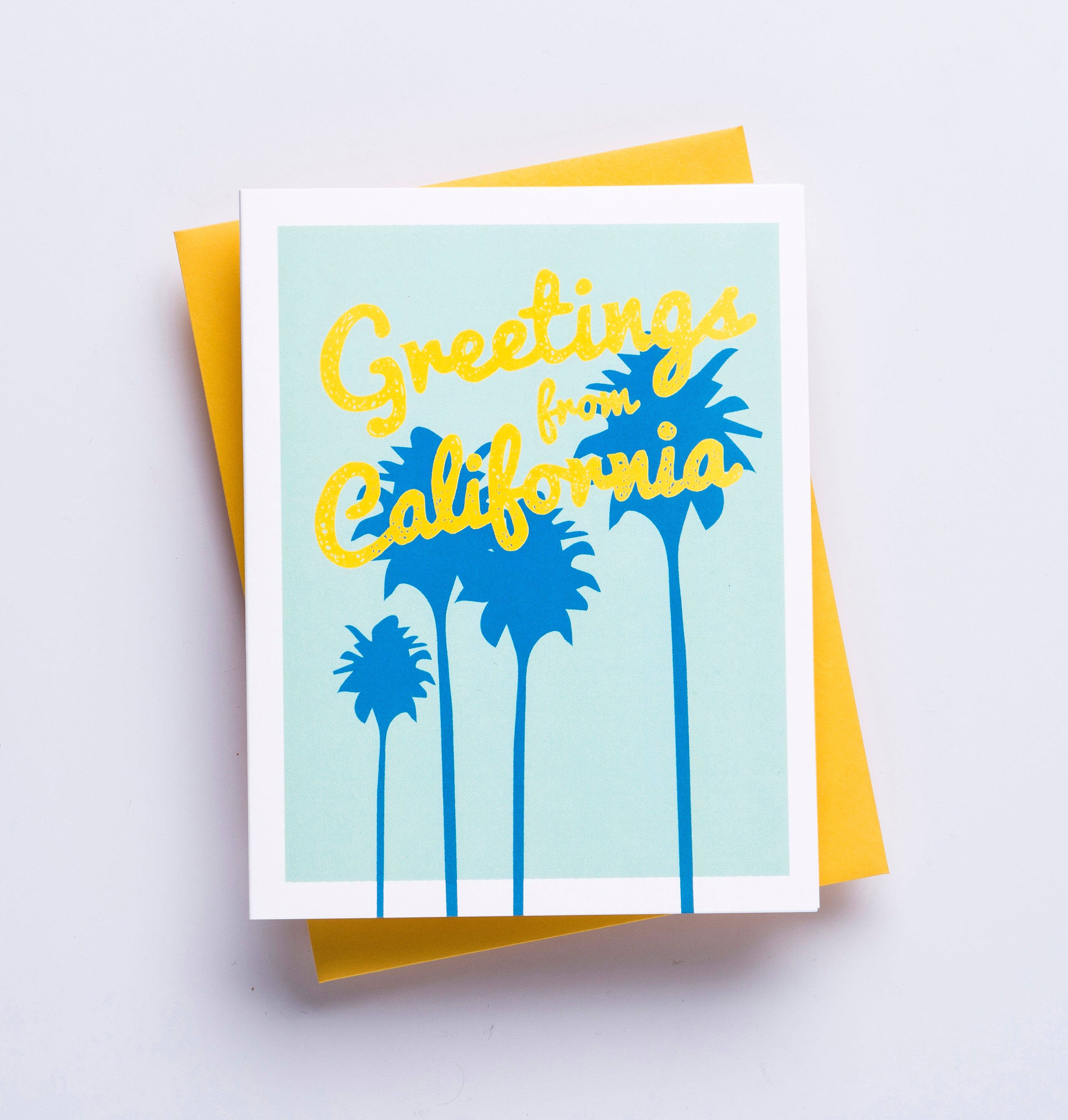 Greetings from California Greeting Card