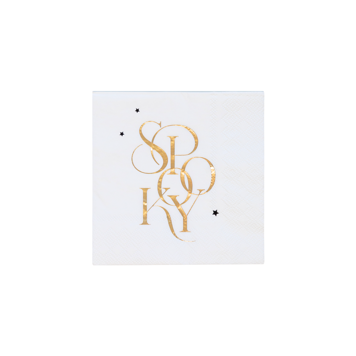 SPOOKY WHITE COCKTAIL NAPKINS