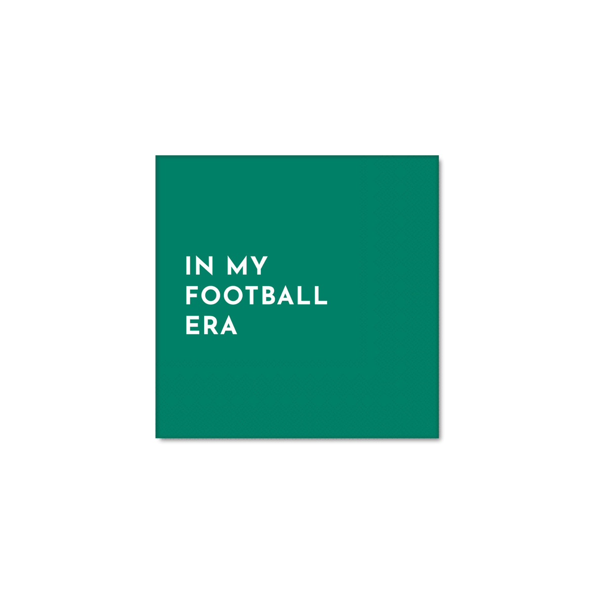 IN MY FOOTBALL ERA COCKTAIL NAPKINS