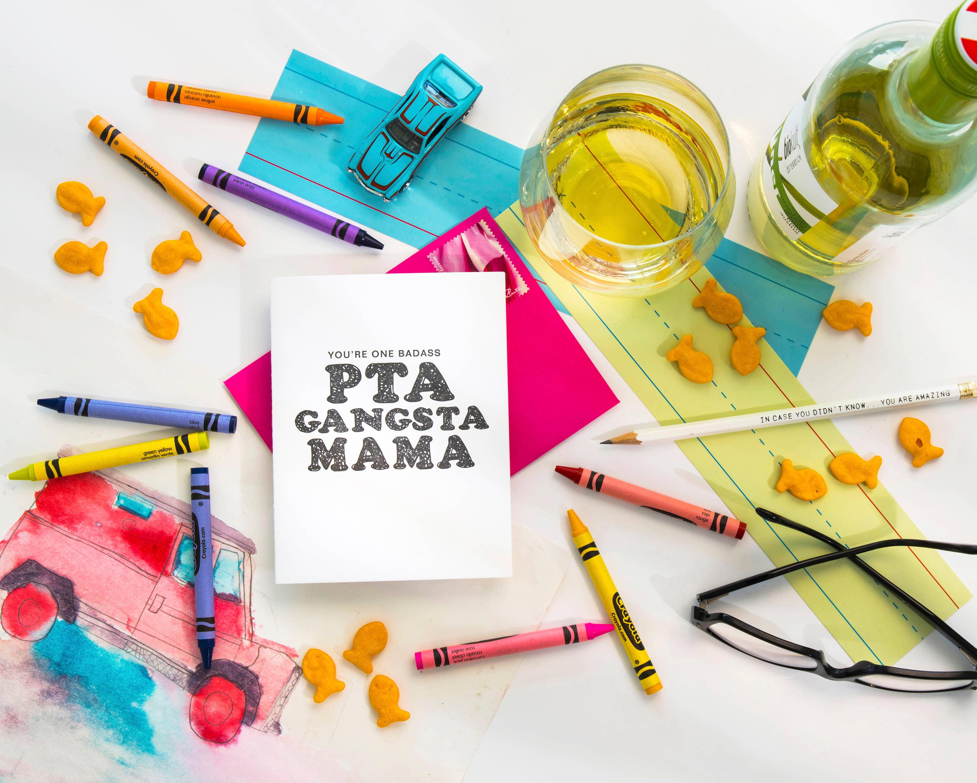 PTA Mom Card - Funny Mother's Day Card for Friend, Greeting