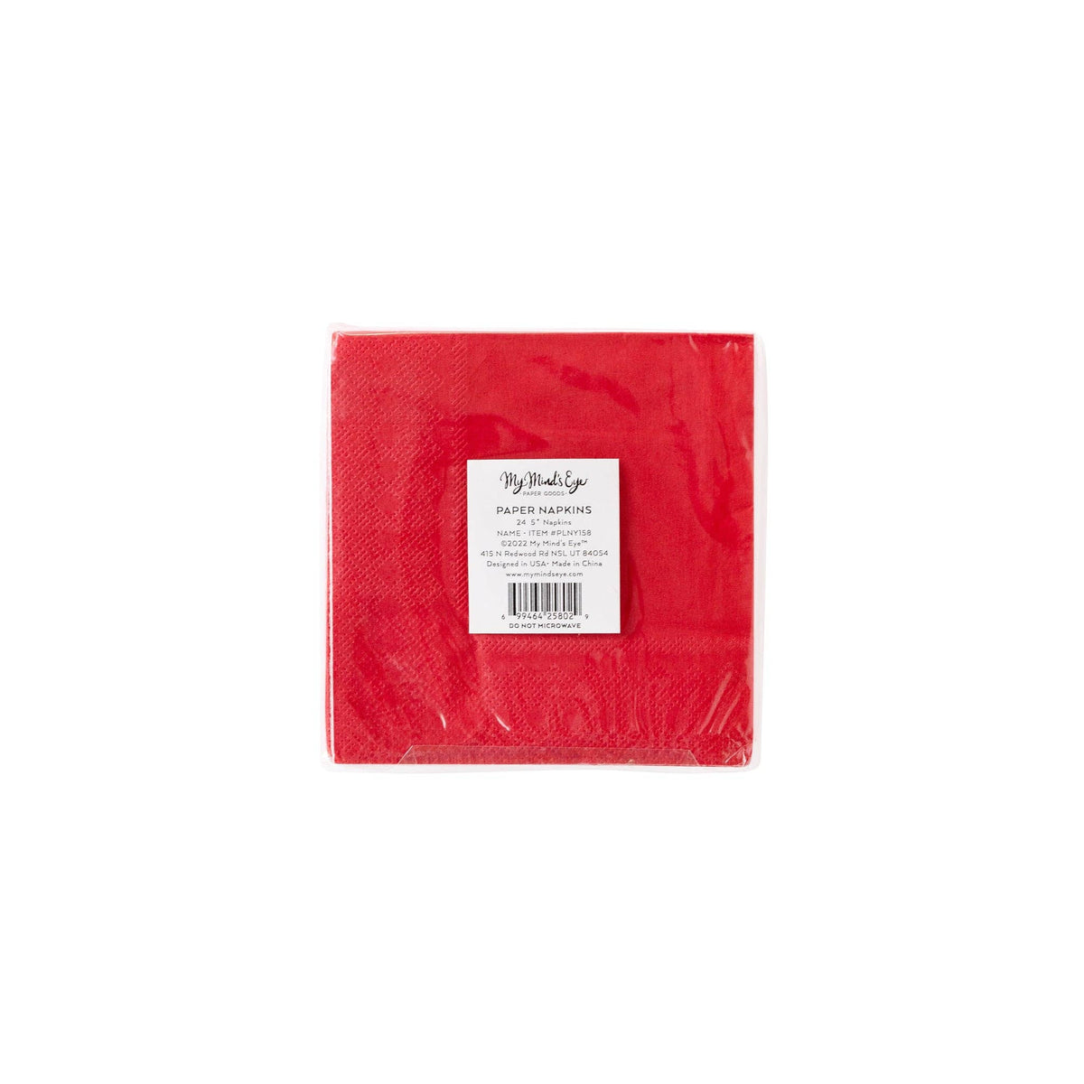 PLNY158 - Lunar New Year Foiled Good Fortune Cocktail Napkin