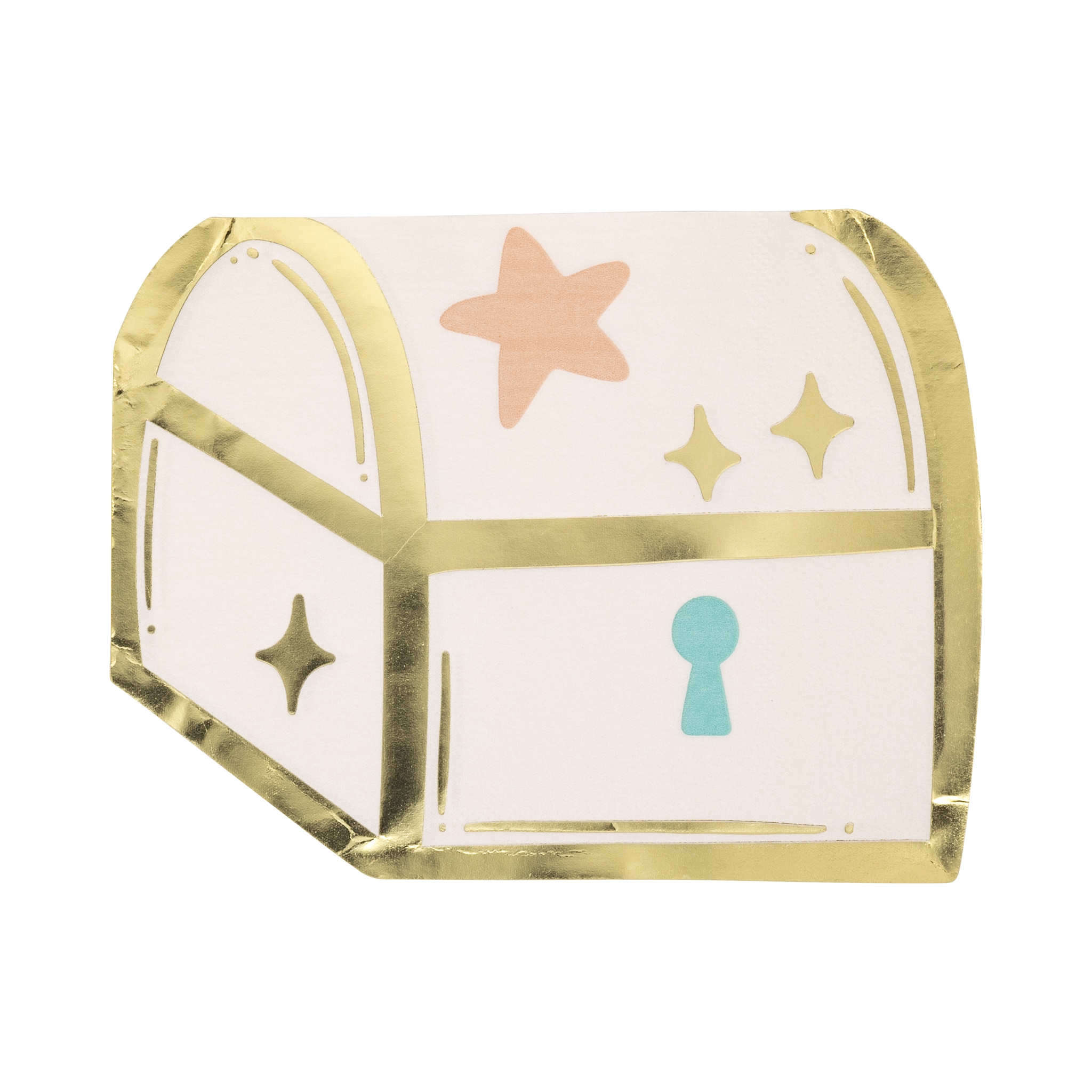 PLMER37 - Mermaid Treasure Chest Napkin
