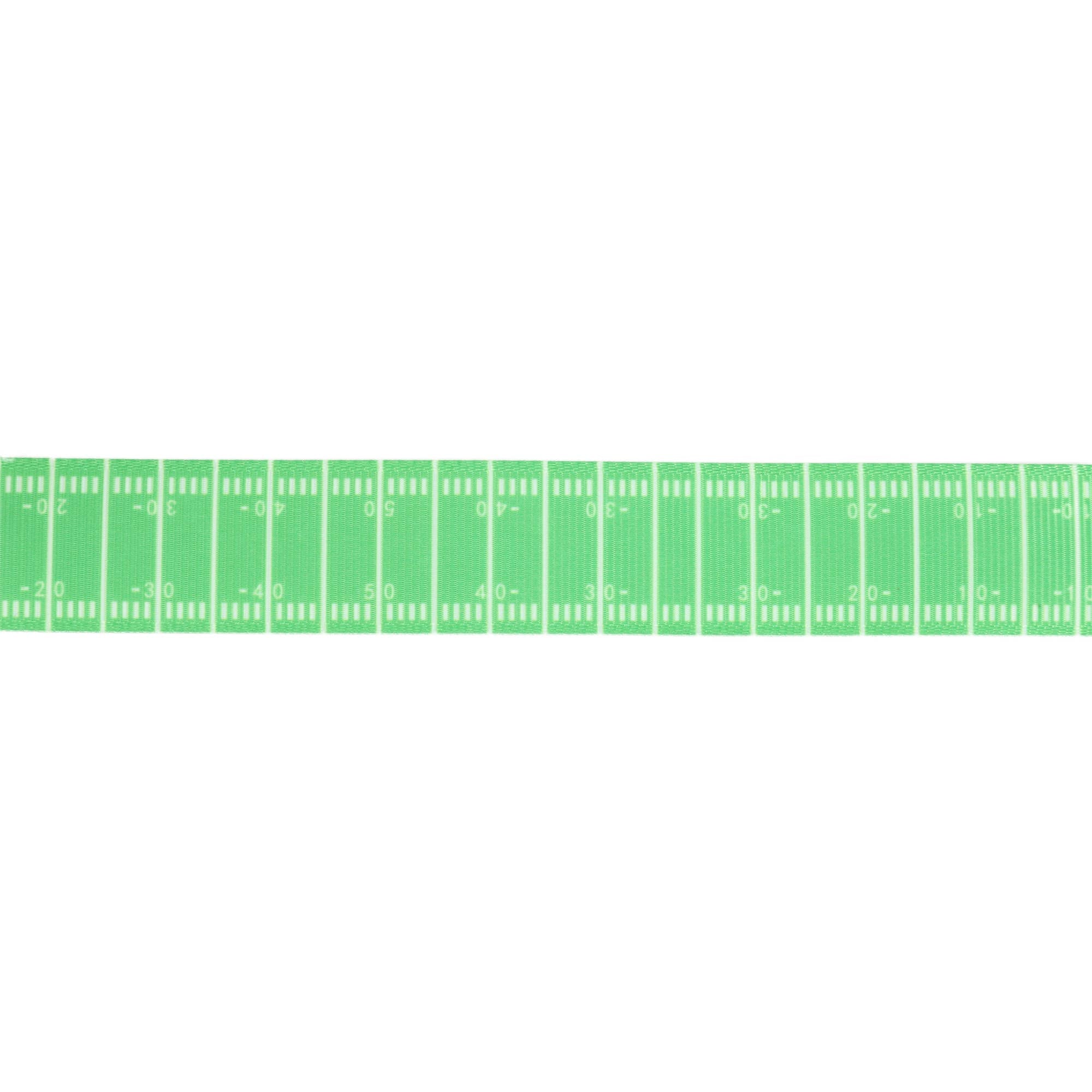 7/8" Printed Grosgrain Ribbon | Football Field on Green | 25 Yard Roll