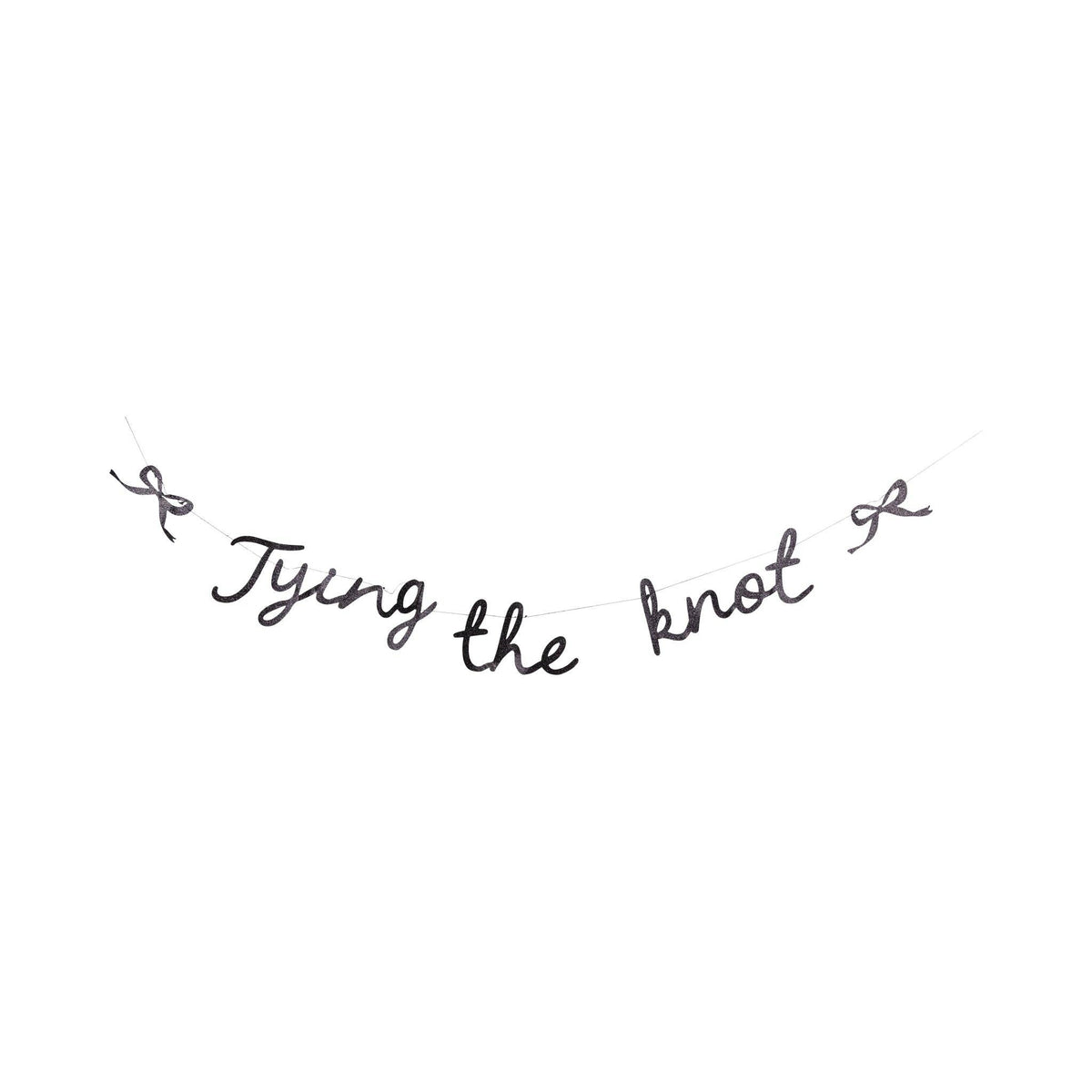 PLBLW02 - Tying the Knot Glitter Banner