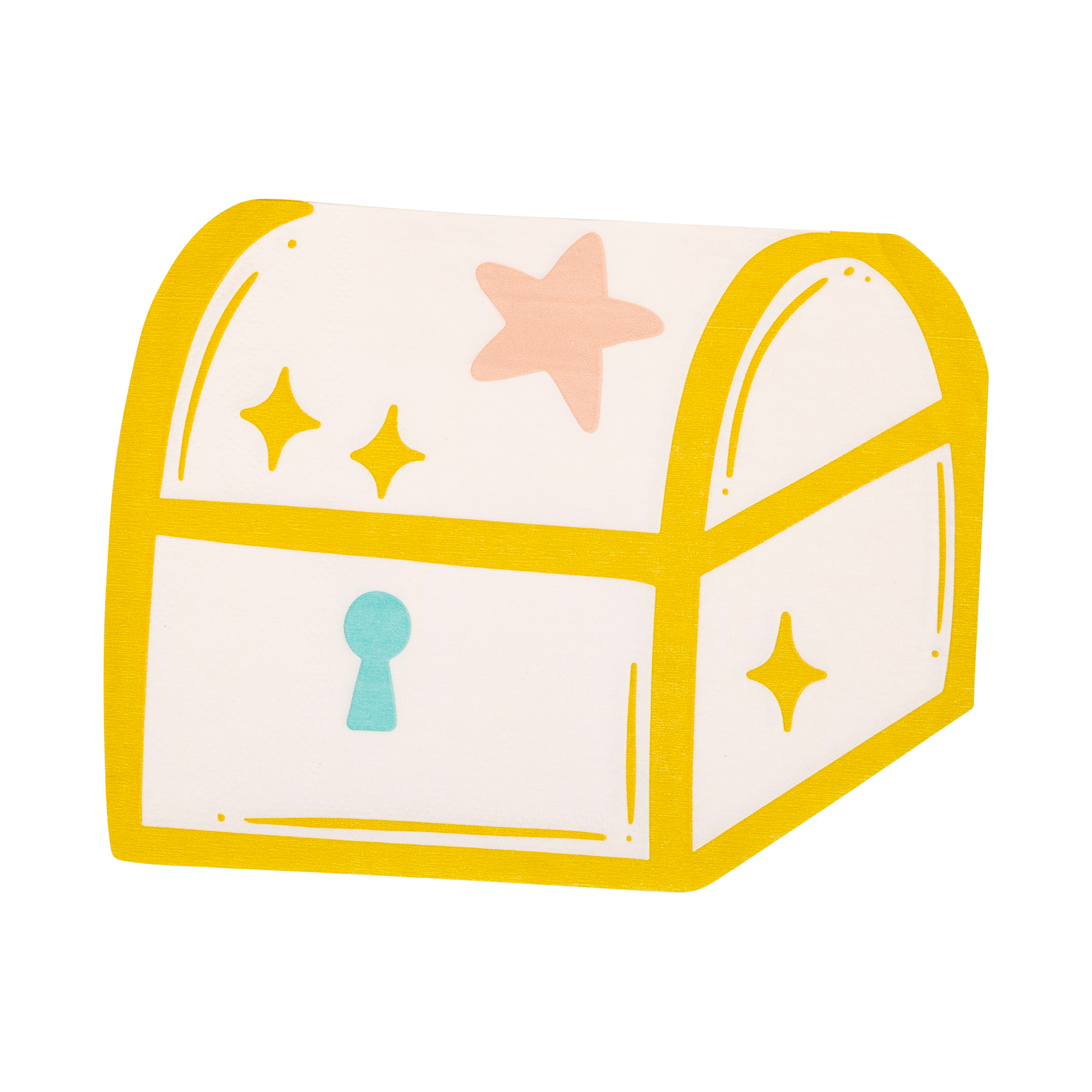 PLMER37 - Mermaid Treasure Chest Napkin