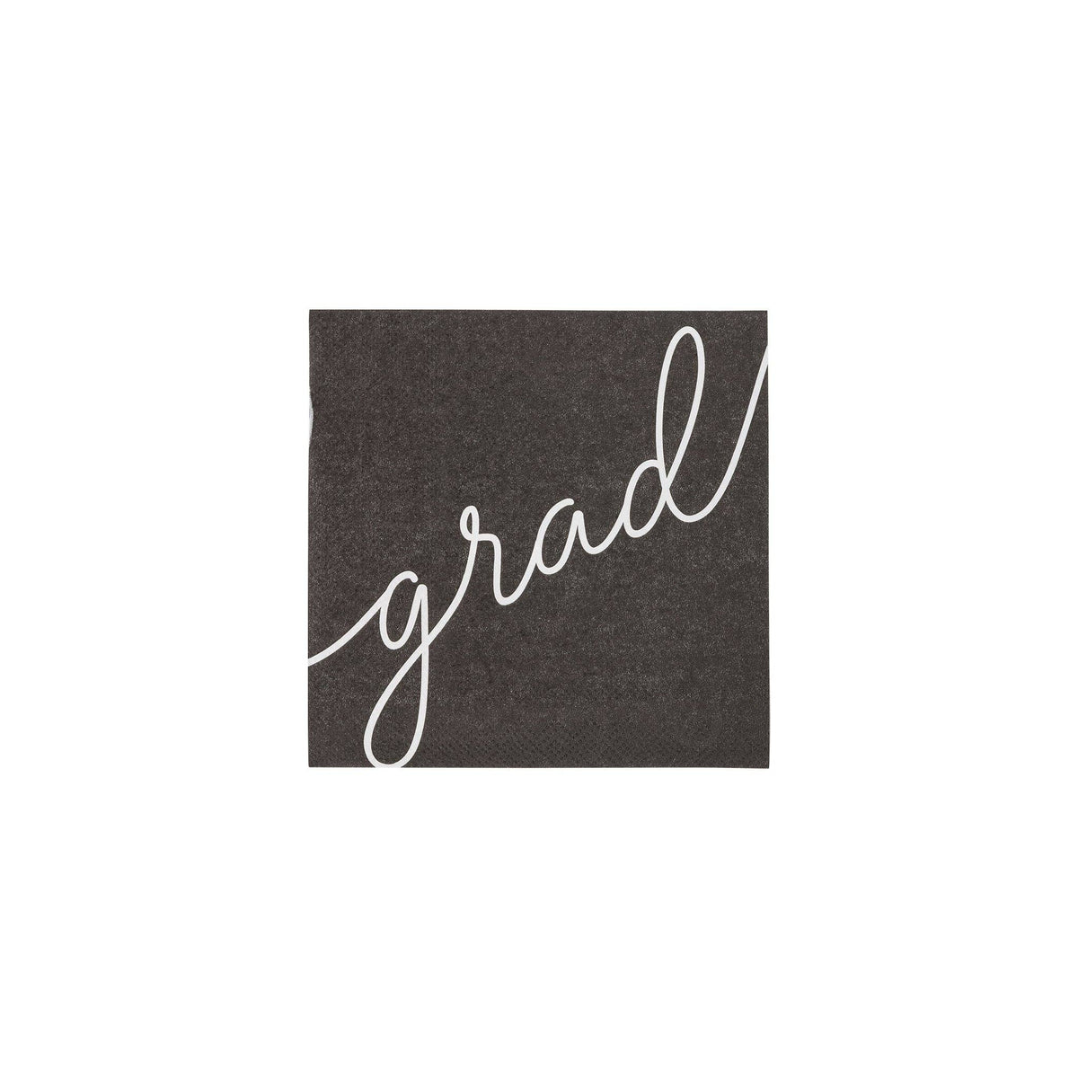 GRD1039 - Script Grad Paper Cocktail Napkin