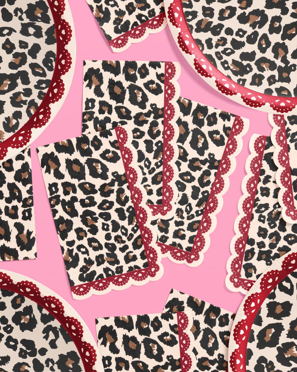 Wild Thing Napkins - 25 paper napkins, cheetah, safari, Vday