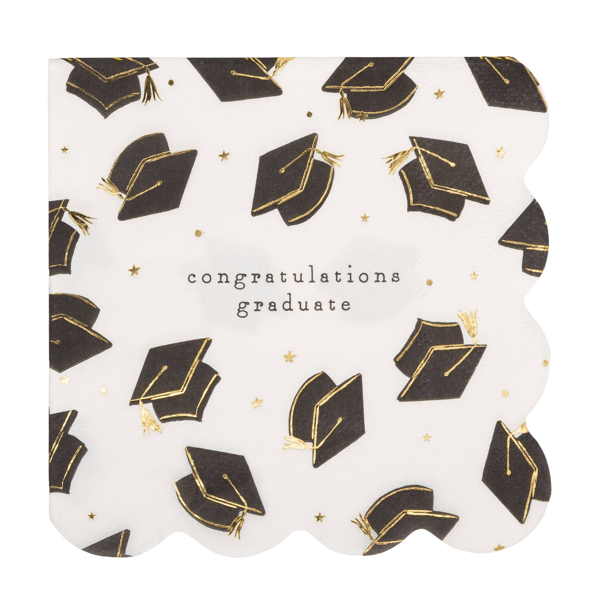 GRD1236 - Grad Hat Scatter Napkin Cocktail