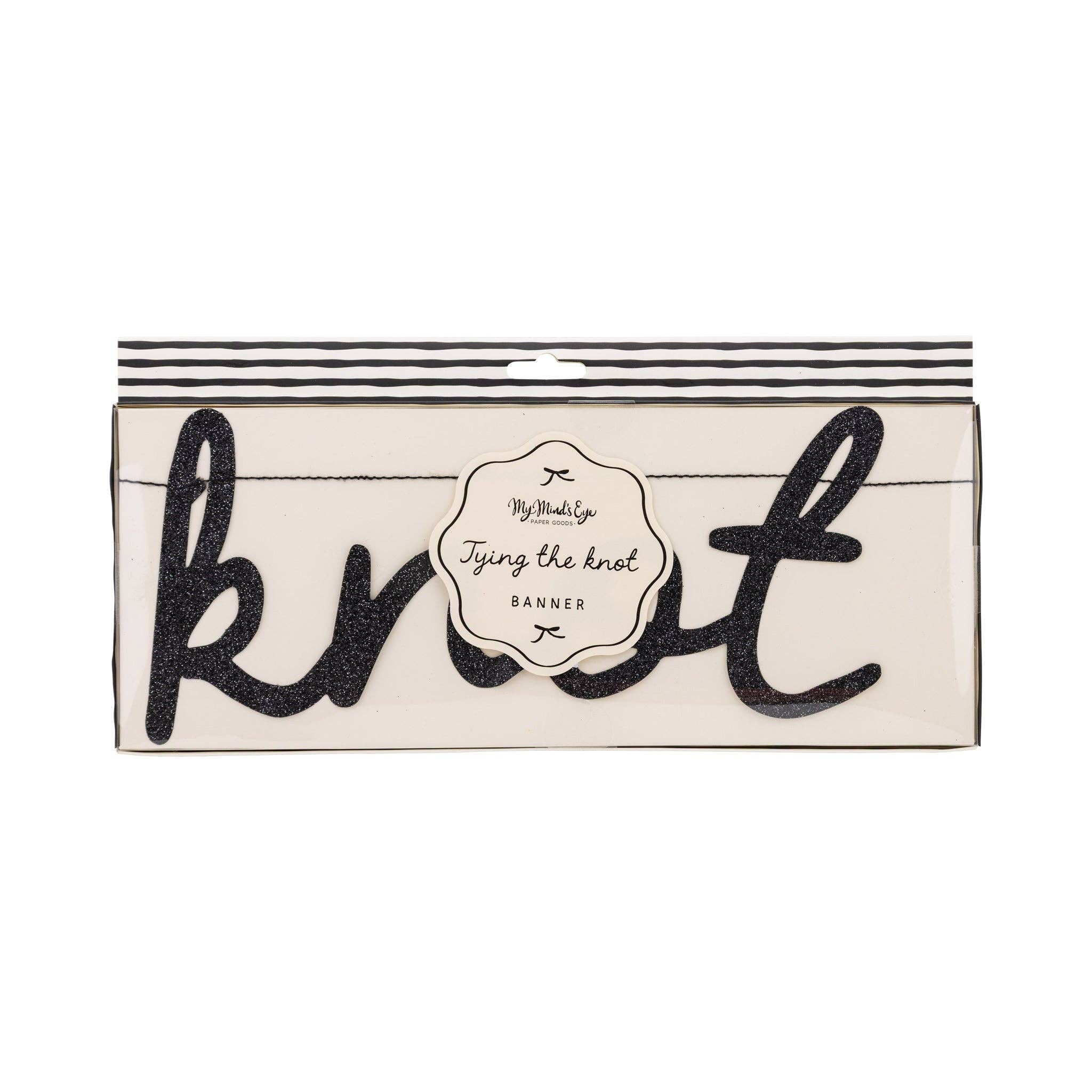 PLBLW02 - Tying the Knot Glitter Banner
