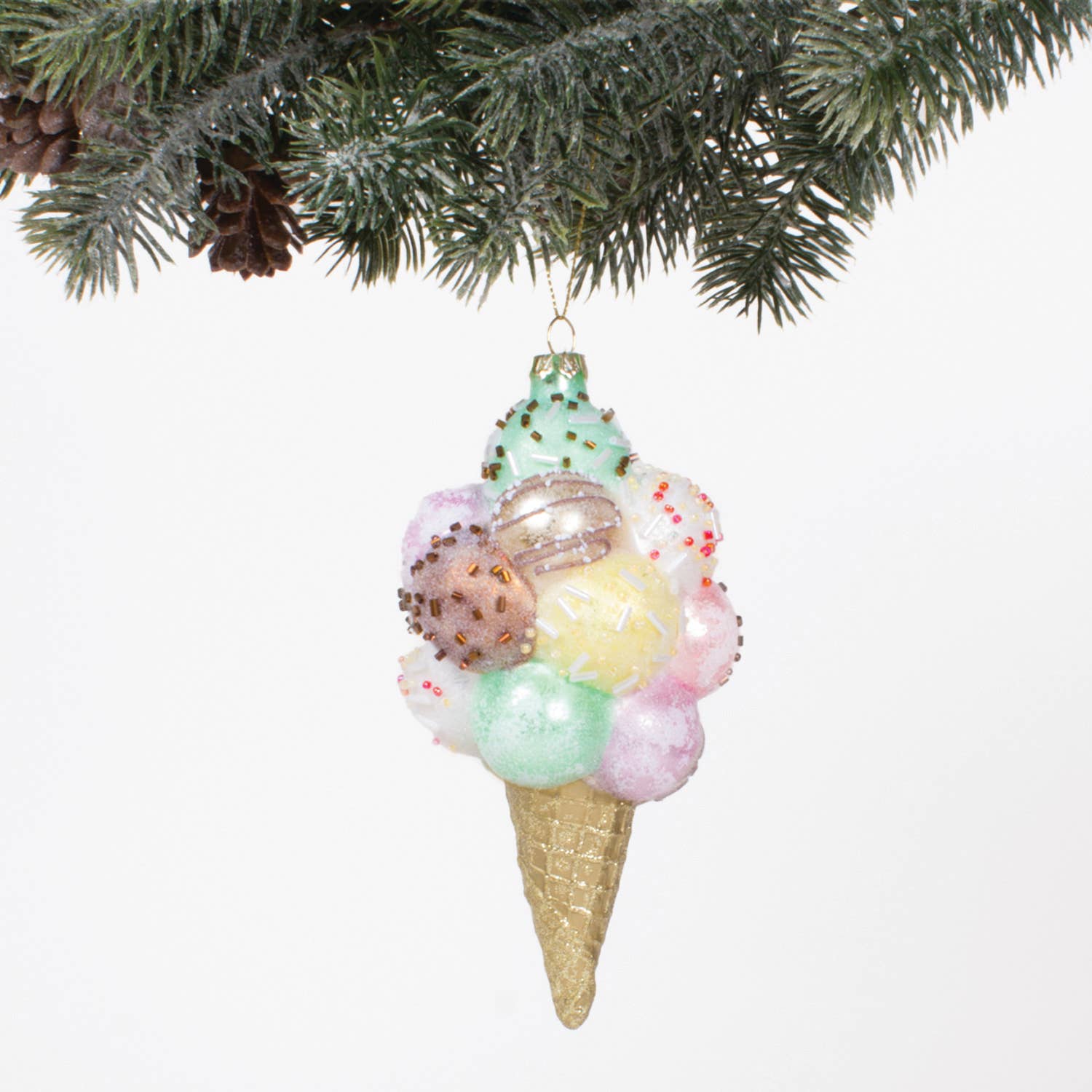 Gelato Boxed Glass Ornament