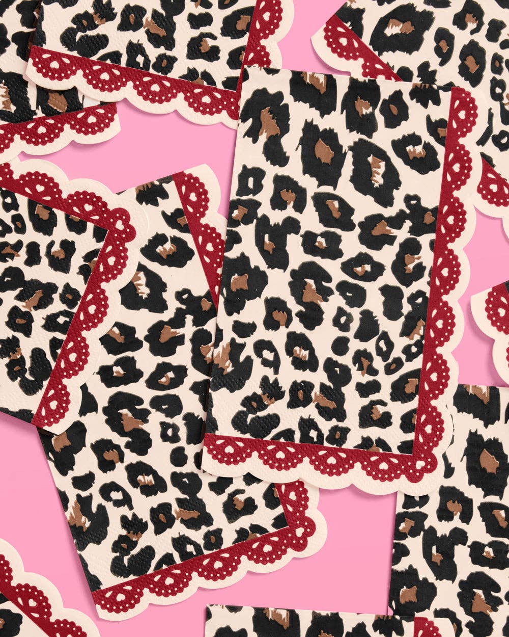 Wild Thing Napkins - 25 paper napkins, cheetah, safari, Vday