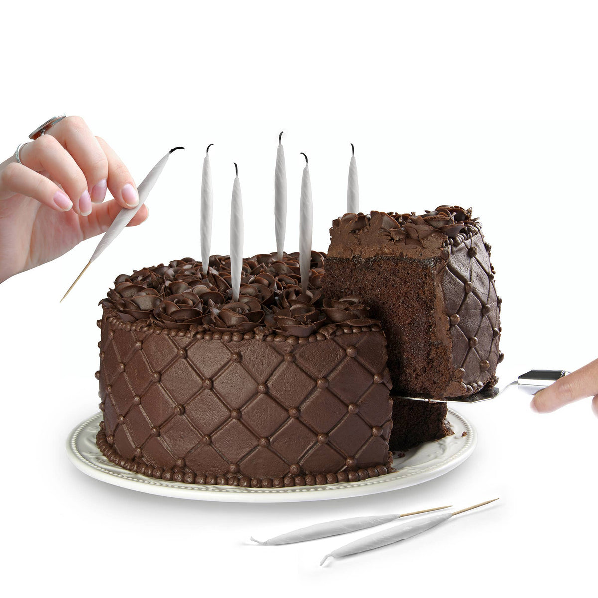 LIT! - Joint Birthday Candles - Set of 6