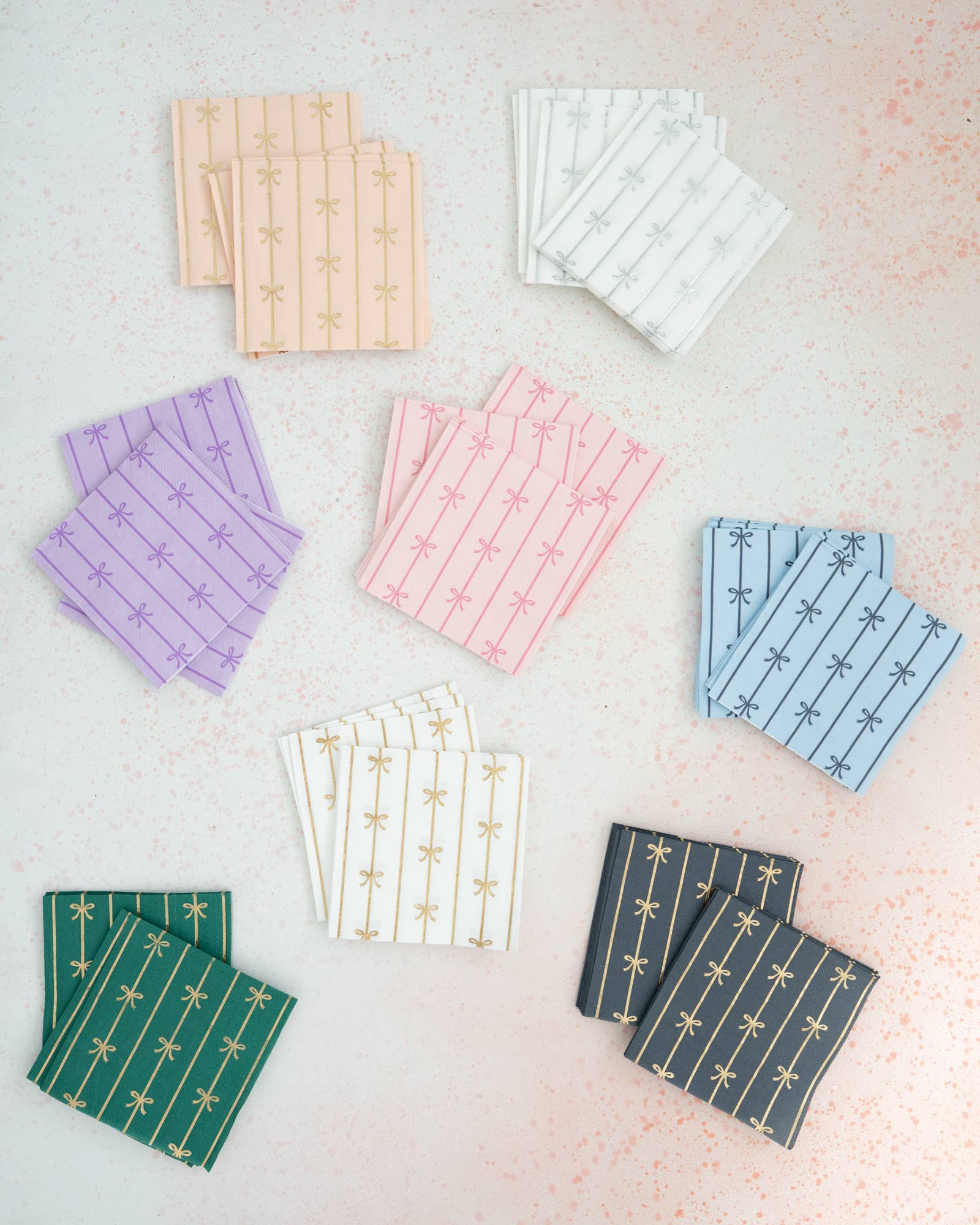 EMERALD BOW SMALL NAPKINS