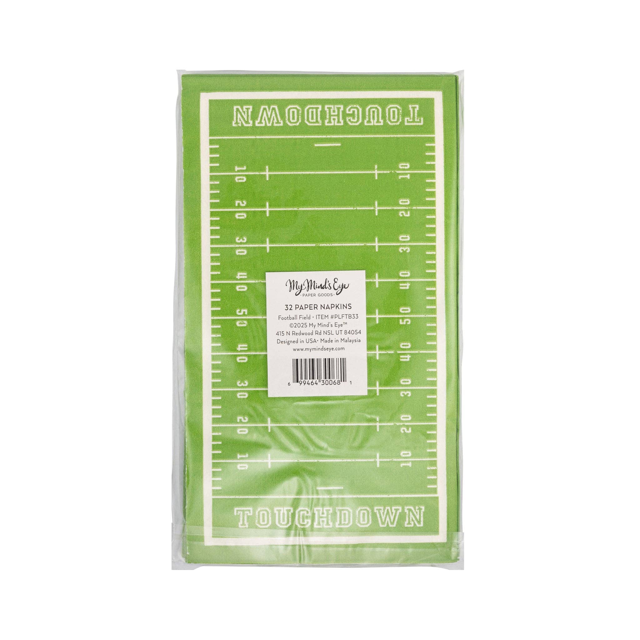 PLFTB33 - Football Field Dinner Napkin