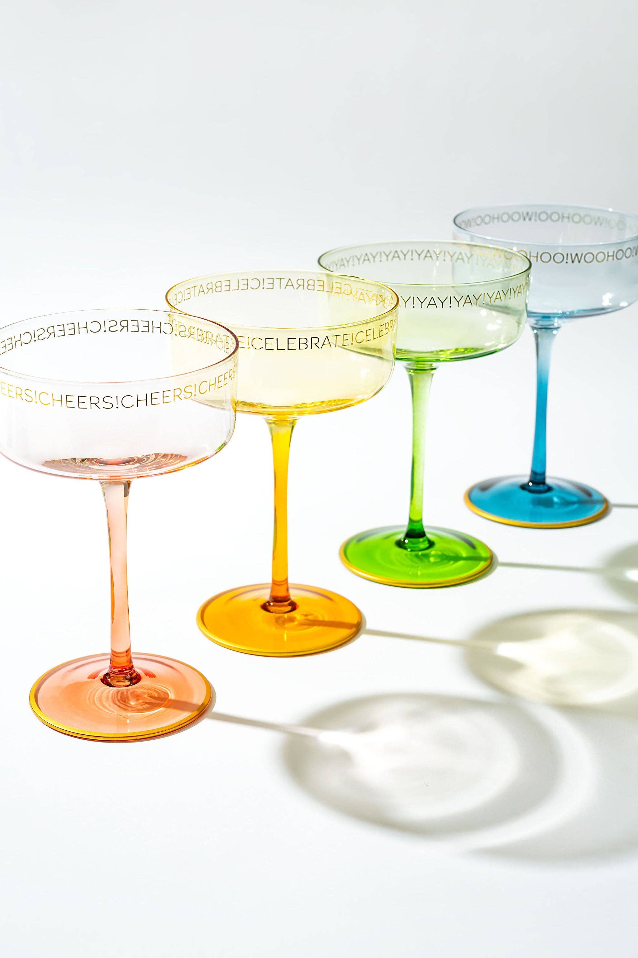 Woo Hoo! Coupe Glass