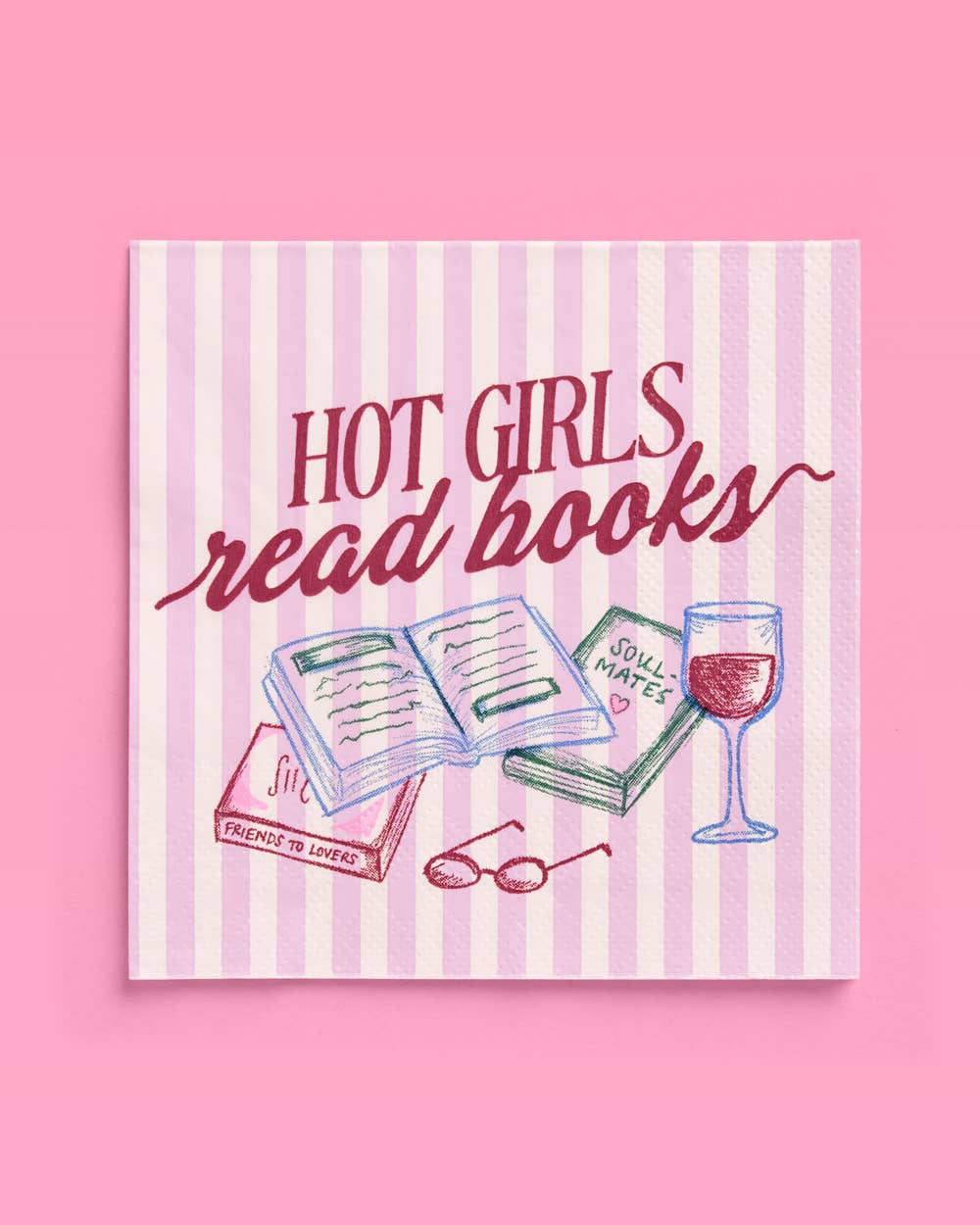 Hot Girls Book Club Napkins | book party, bookish