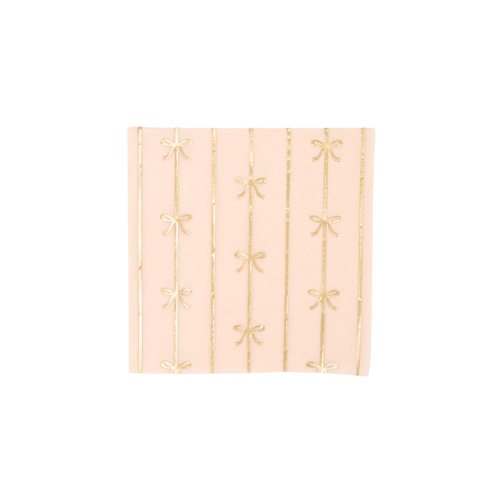 SWEET PEACH SIGNATURE BOW SMALL NAPKINS