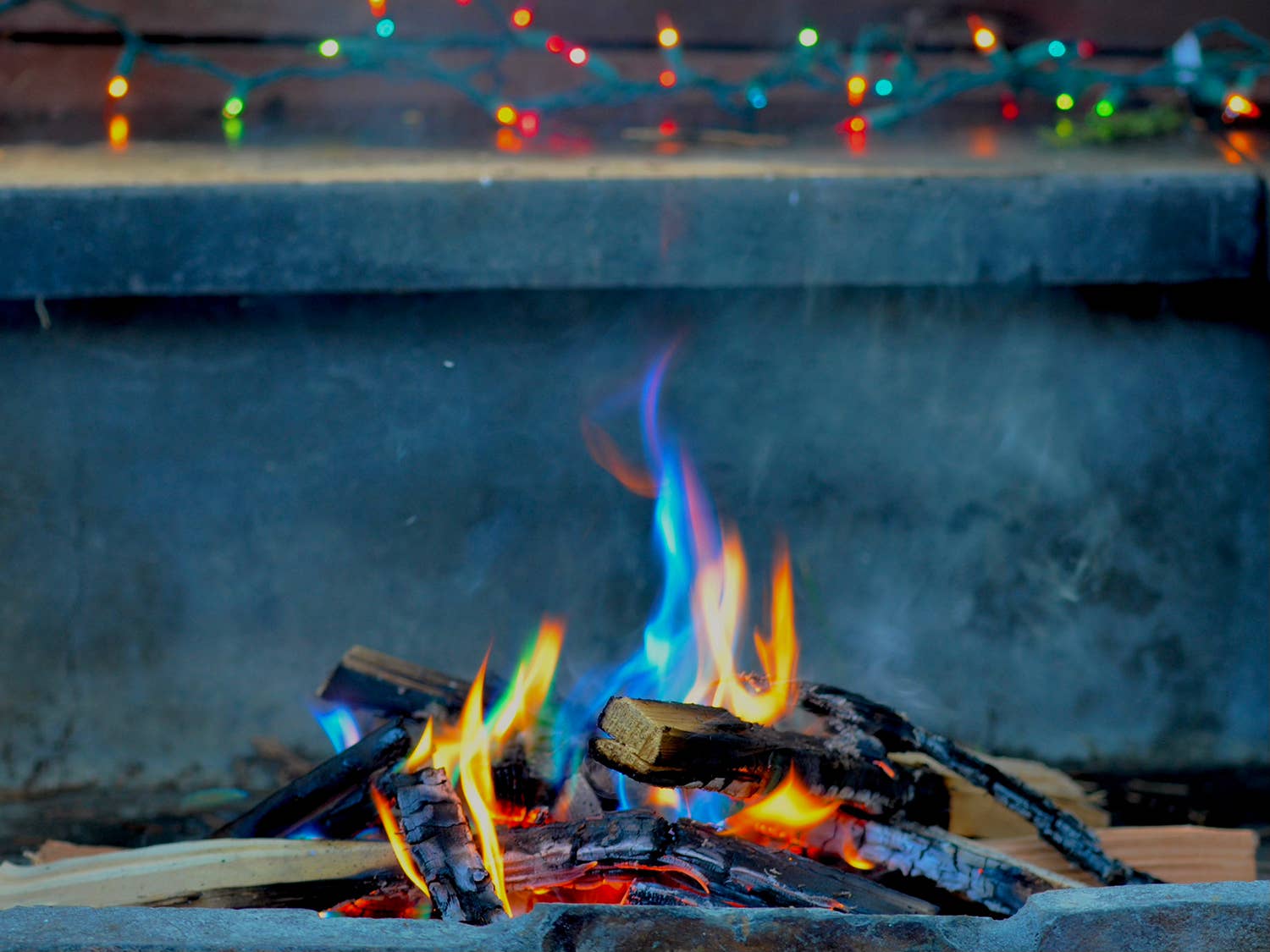 Magic Rainbow 11" Flames Fire Logs - Set of 3