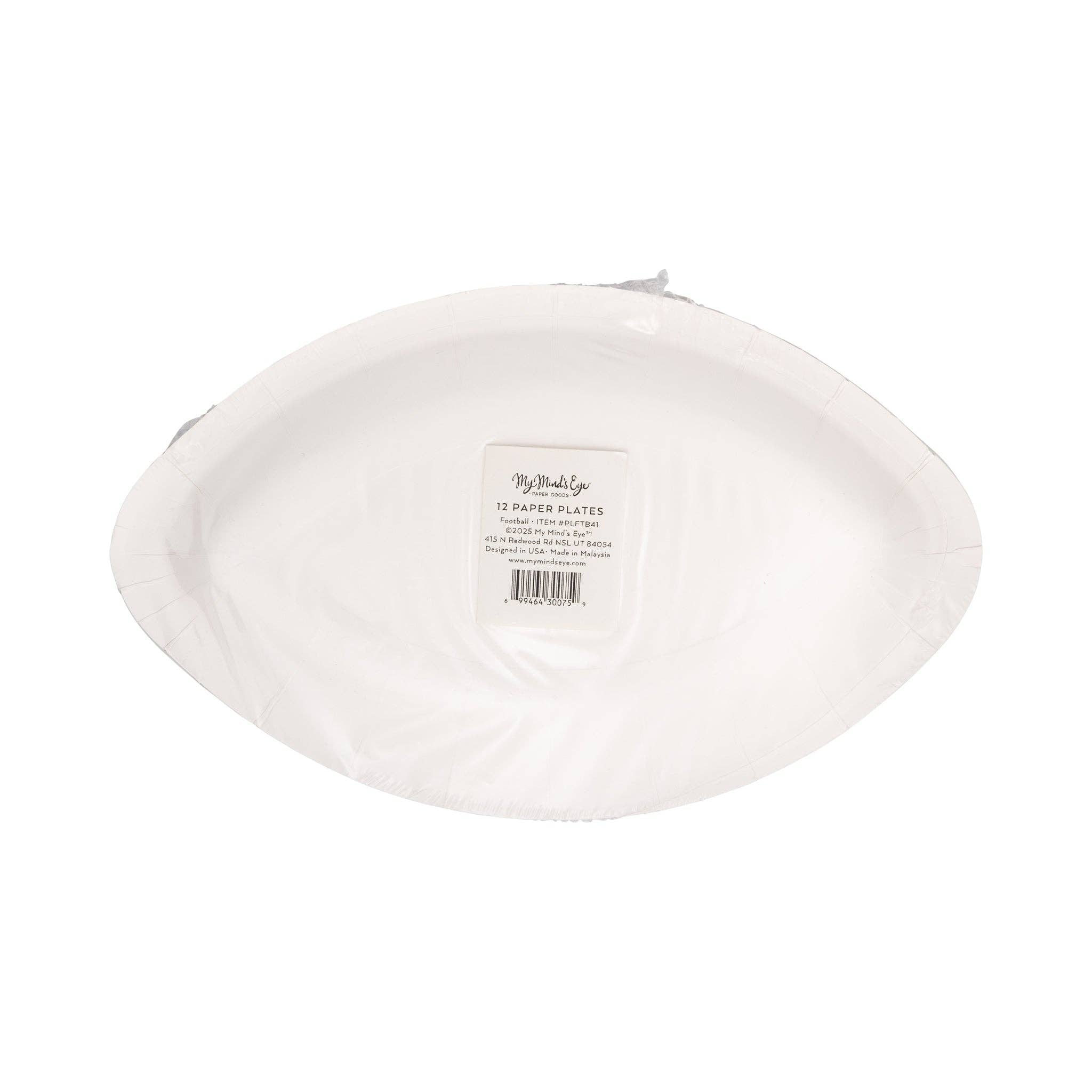PLFTB41 - Football Shaped Plate