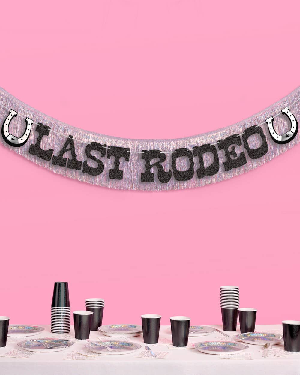 Last Rodeo Banner - two piece bachelorette banner, 5.5' long