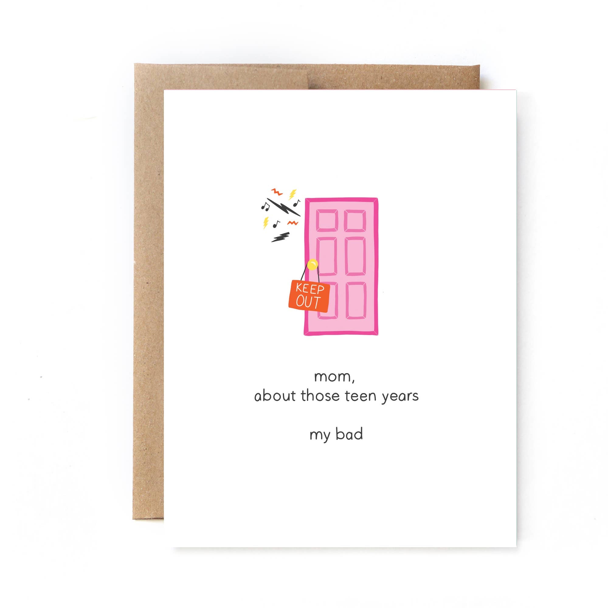Snarky Mother's Day Card from Daughter - Teen Years