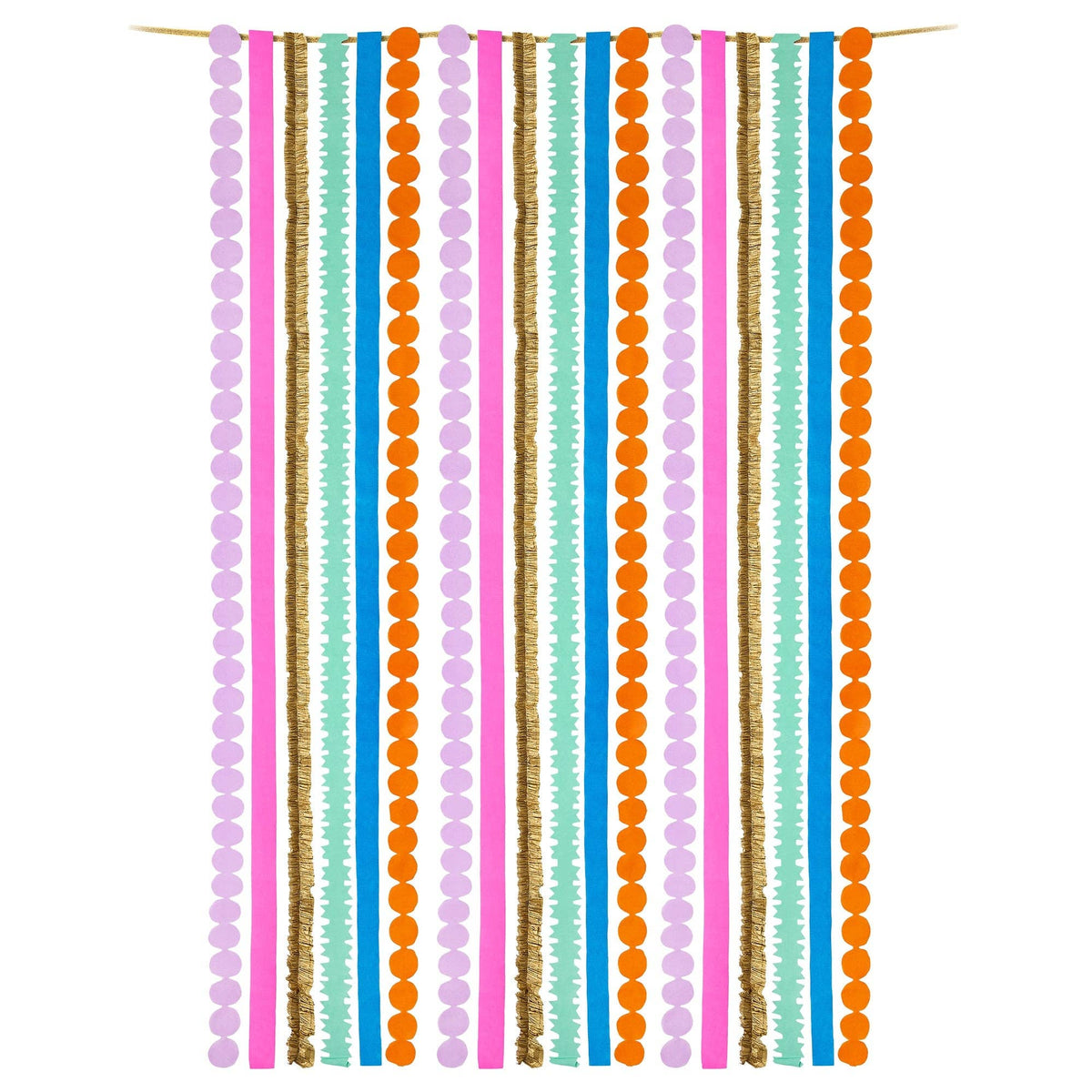 Multicolor Party Streamer Set