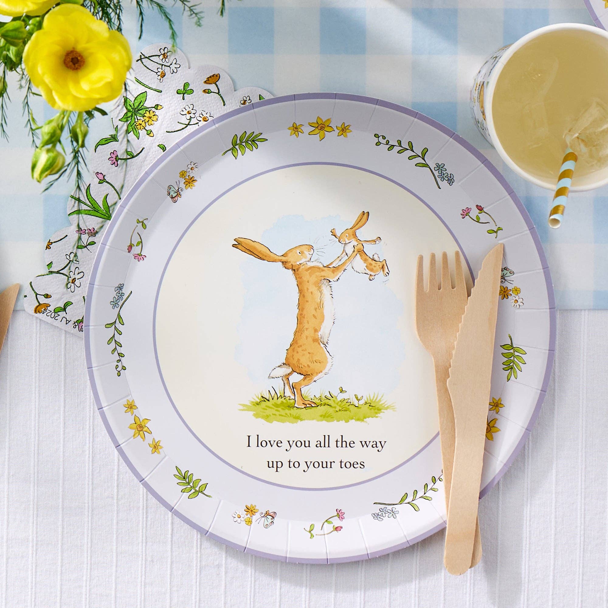 Guess How Much I Love You Blue Large Plates (10 Per Pack)