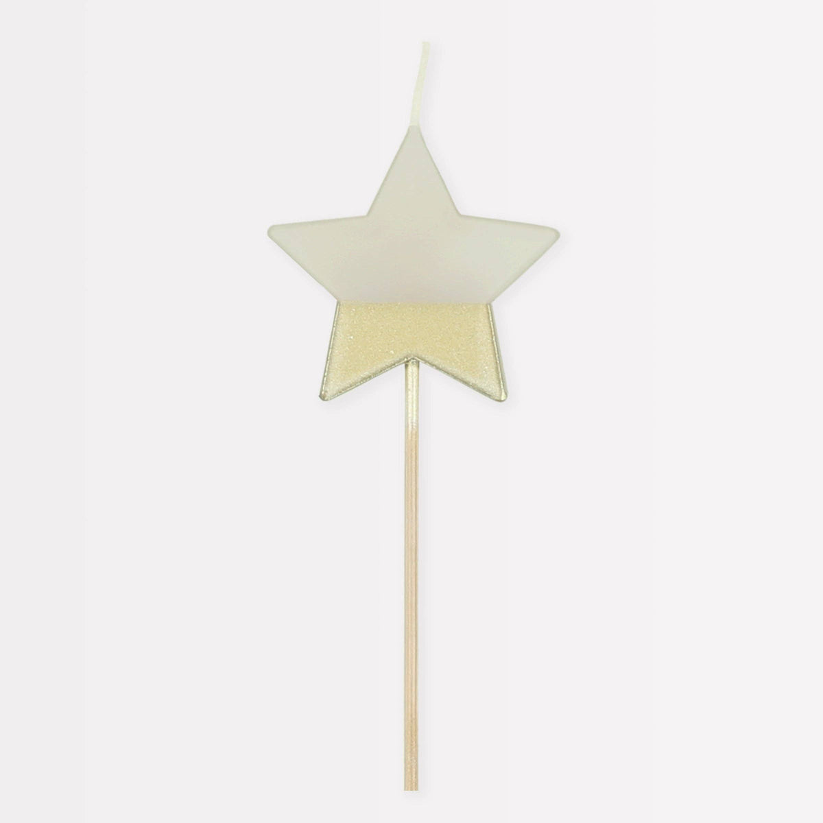 Gold Dipped Star Candle