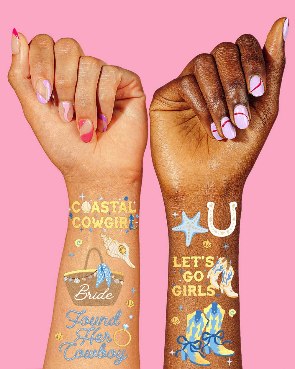 Coastal Cowgirl Bach Tattoos | beach, western, bride