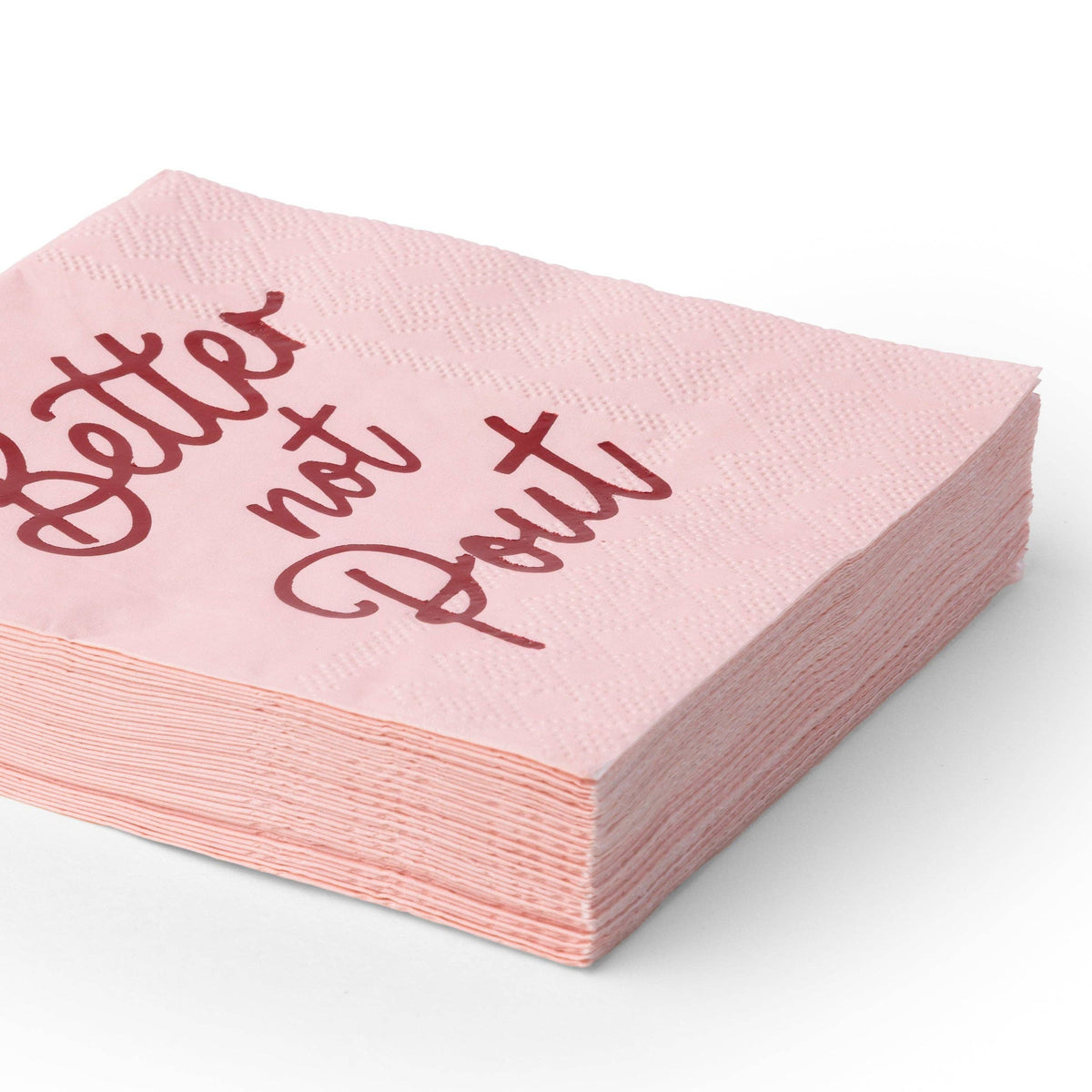 Better Not Pout Cocktail Napkins (Set of 20)
