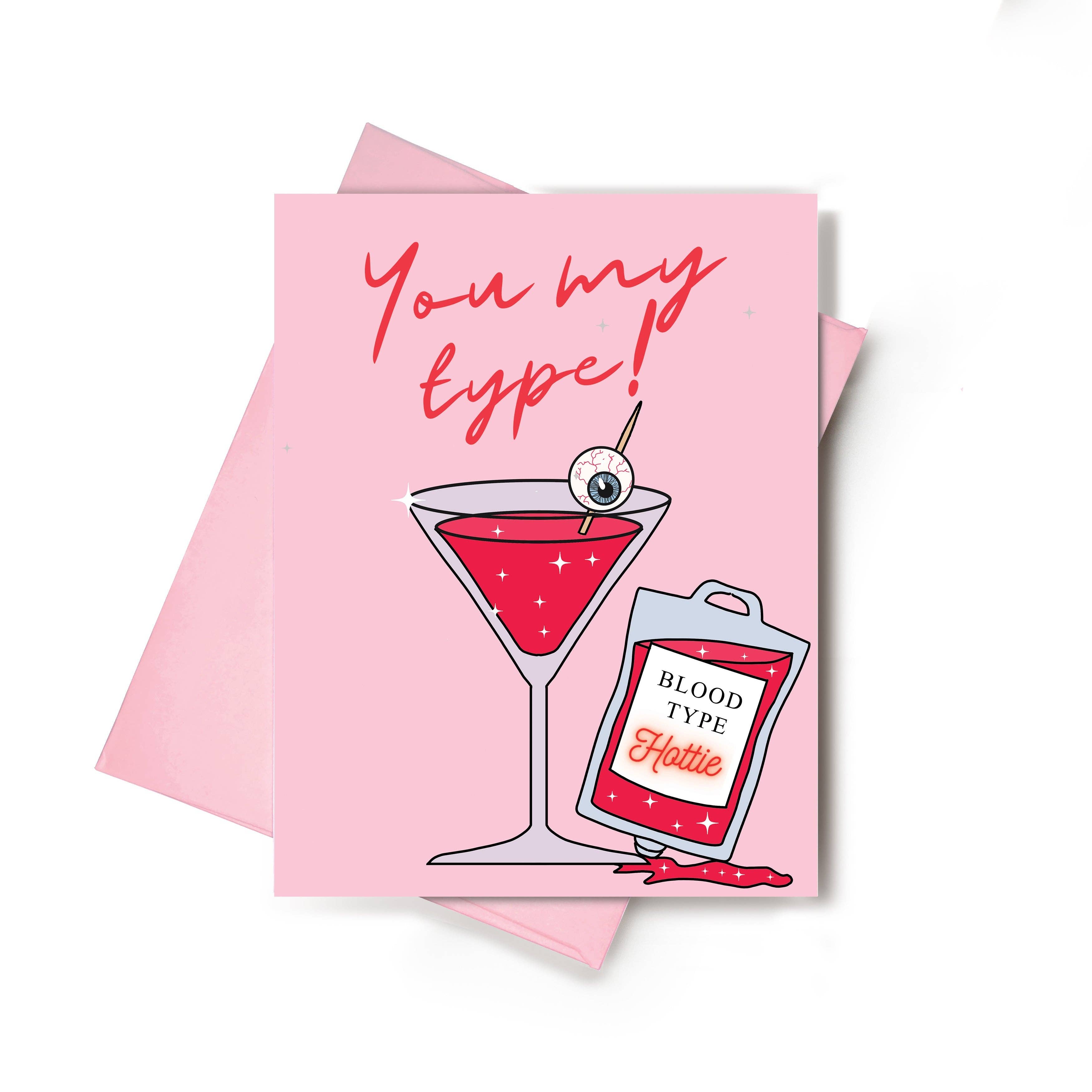 You My Type – Spooky Vampire Valentine Card Set of 6