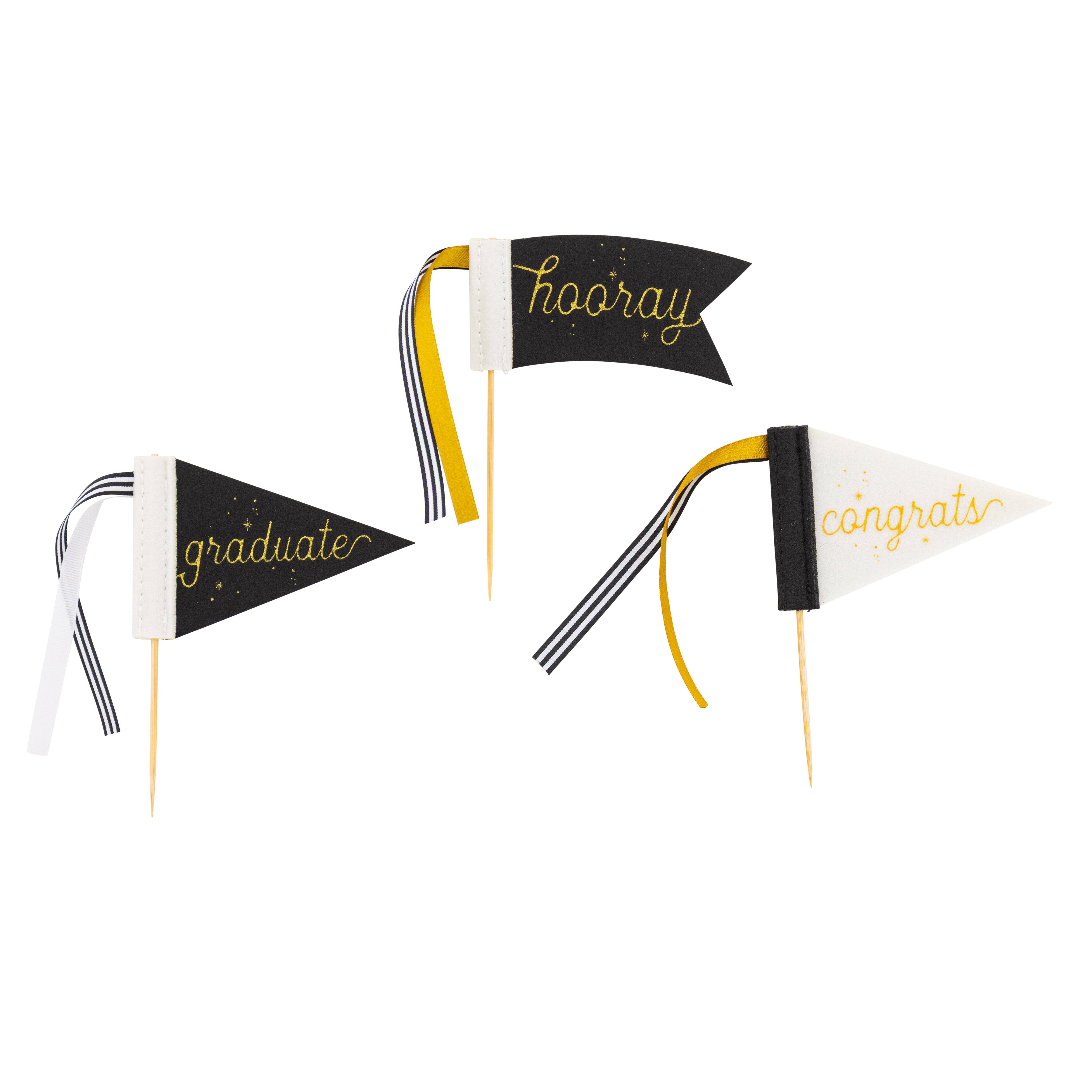 GRD1215 - Graduation Mini Felt Pennants
